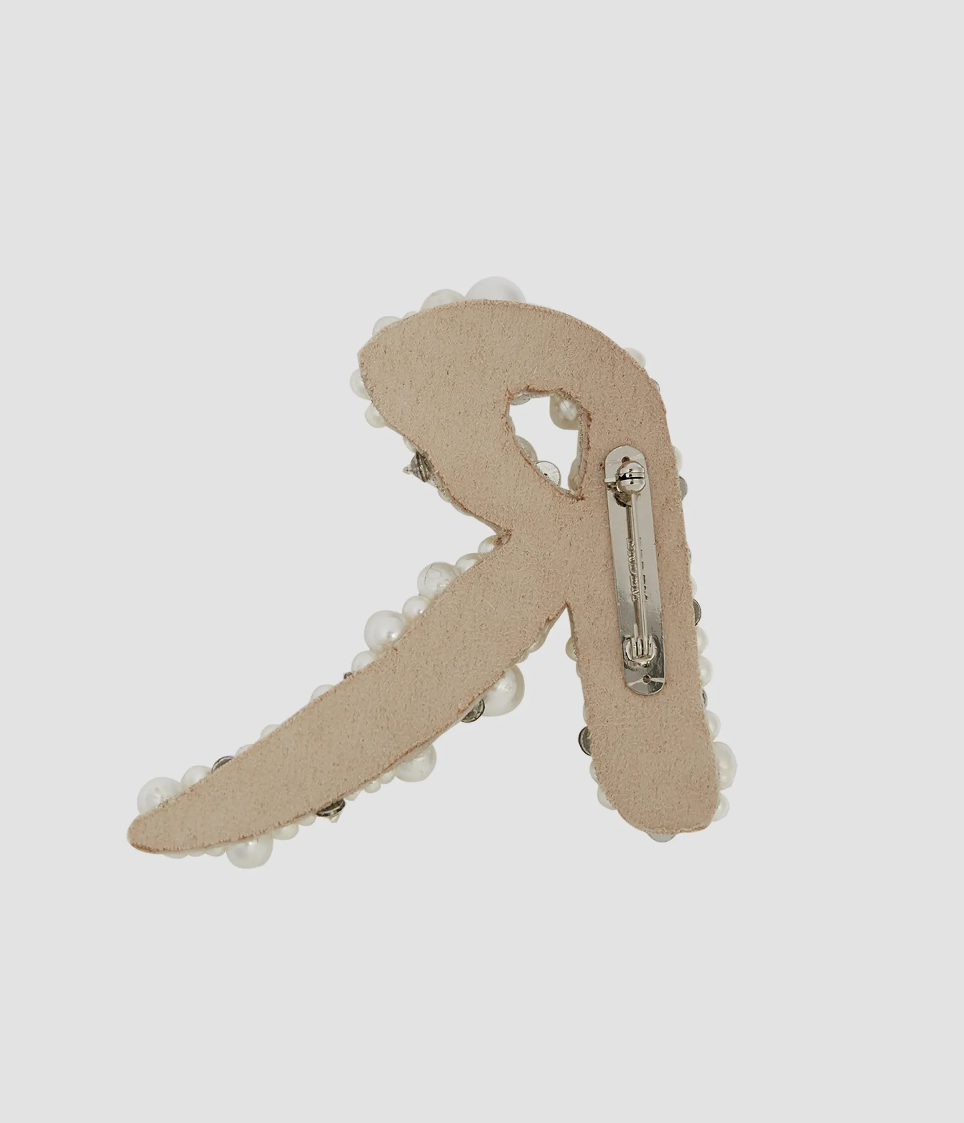 Pearl Alphabet Brooch R sold by ERDEM product image thumbnail 3