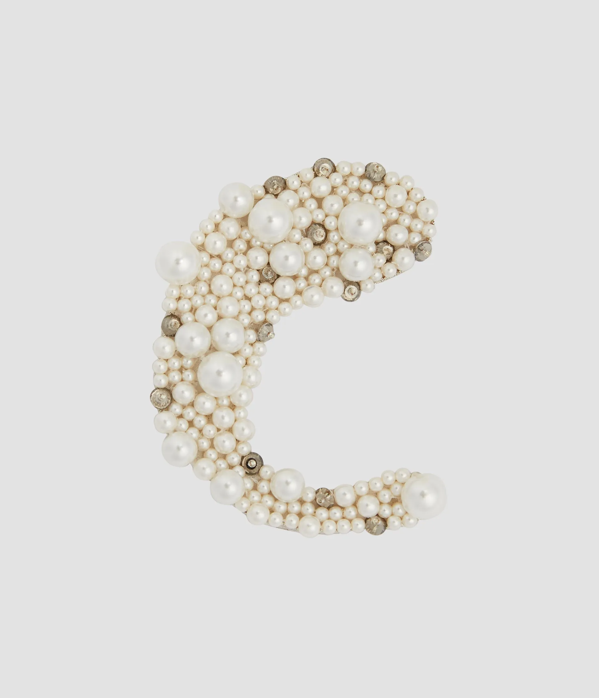 Pearl Alphabet Brooch C sold by ERDEM