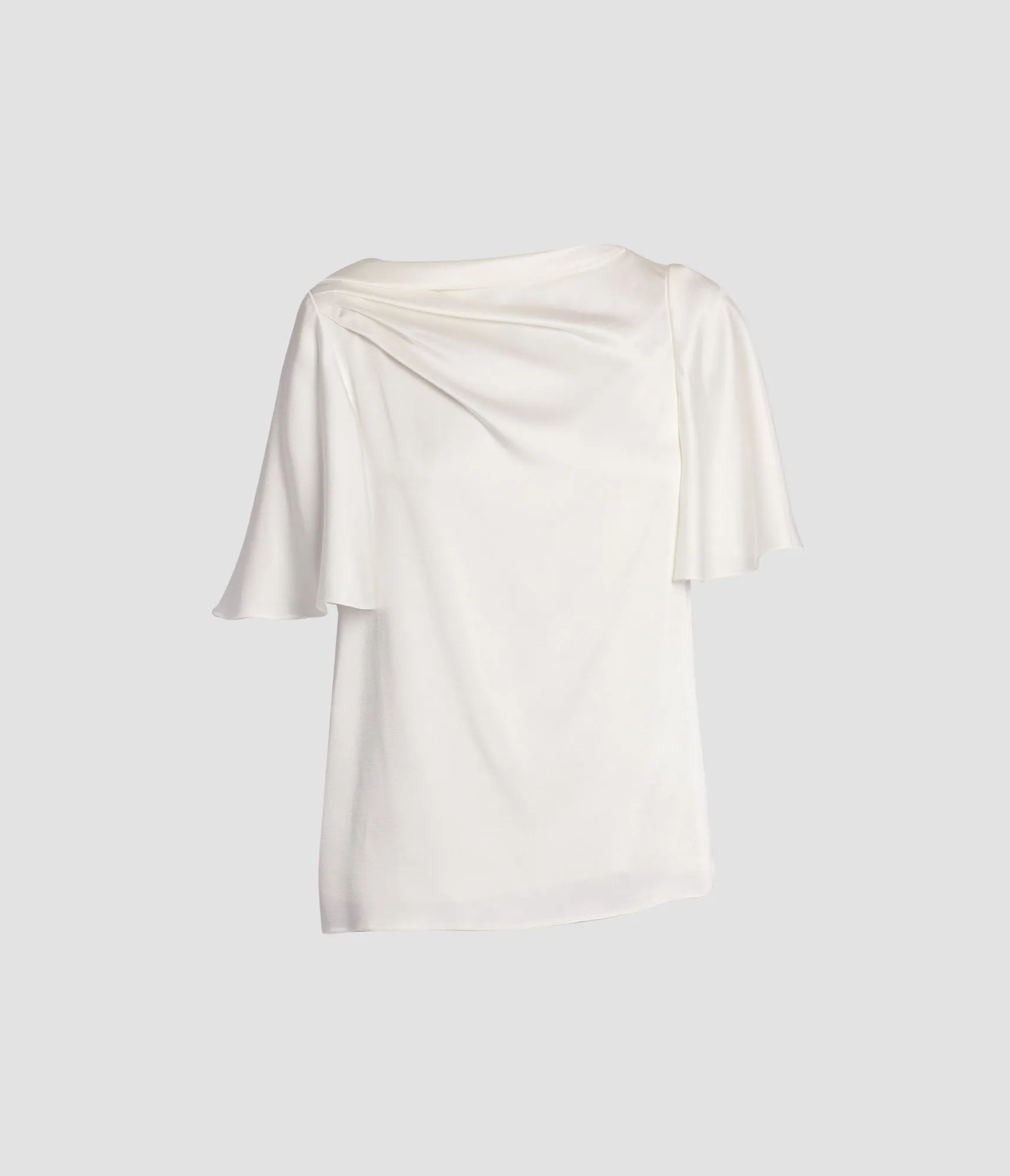 Draped Short Sleeve Top sold by ERDEM