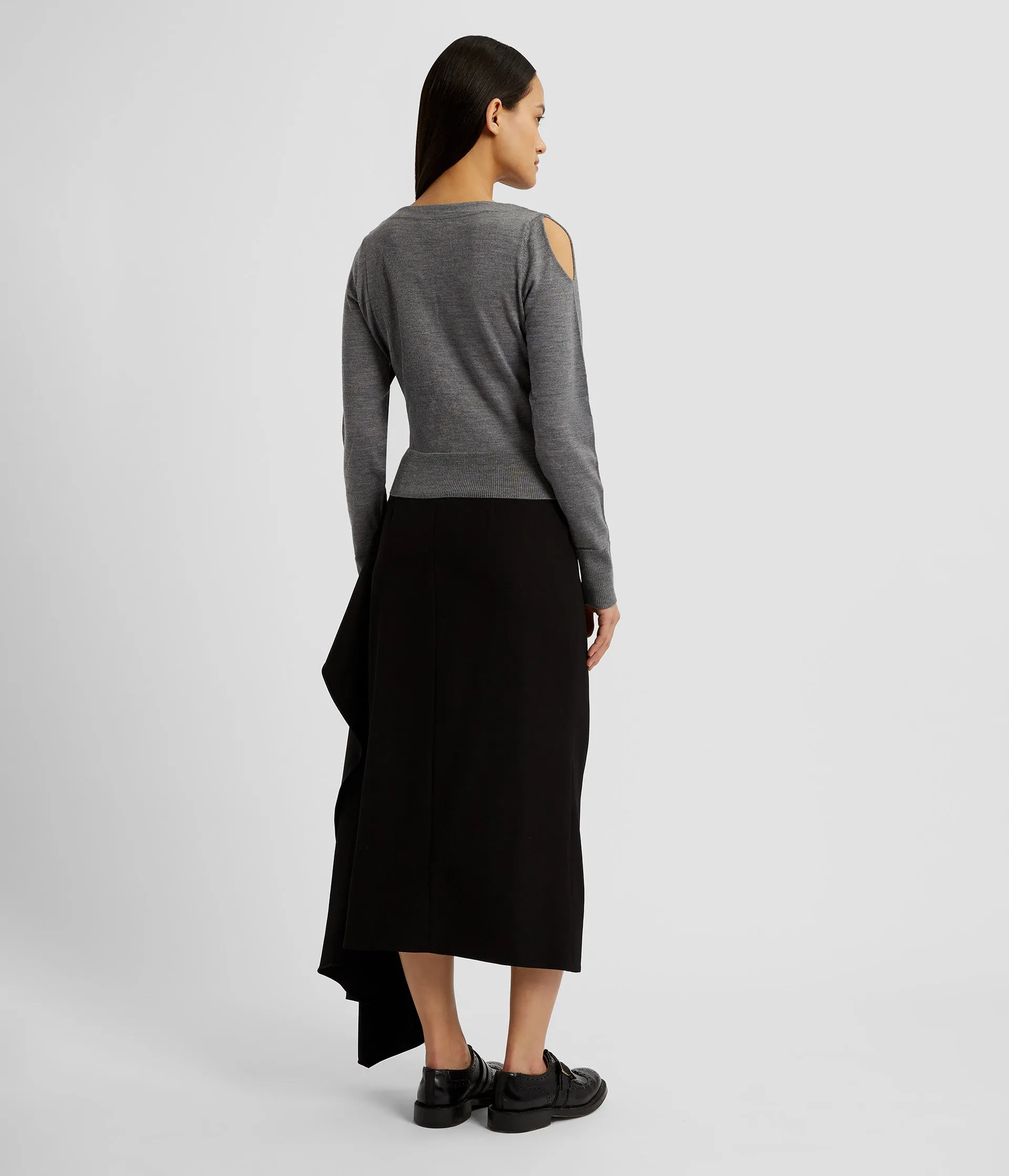 Drape Detail Knit Jumper sold by ERDEM product image thumbnail 3