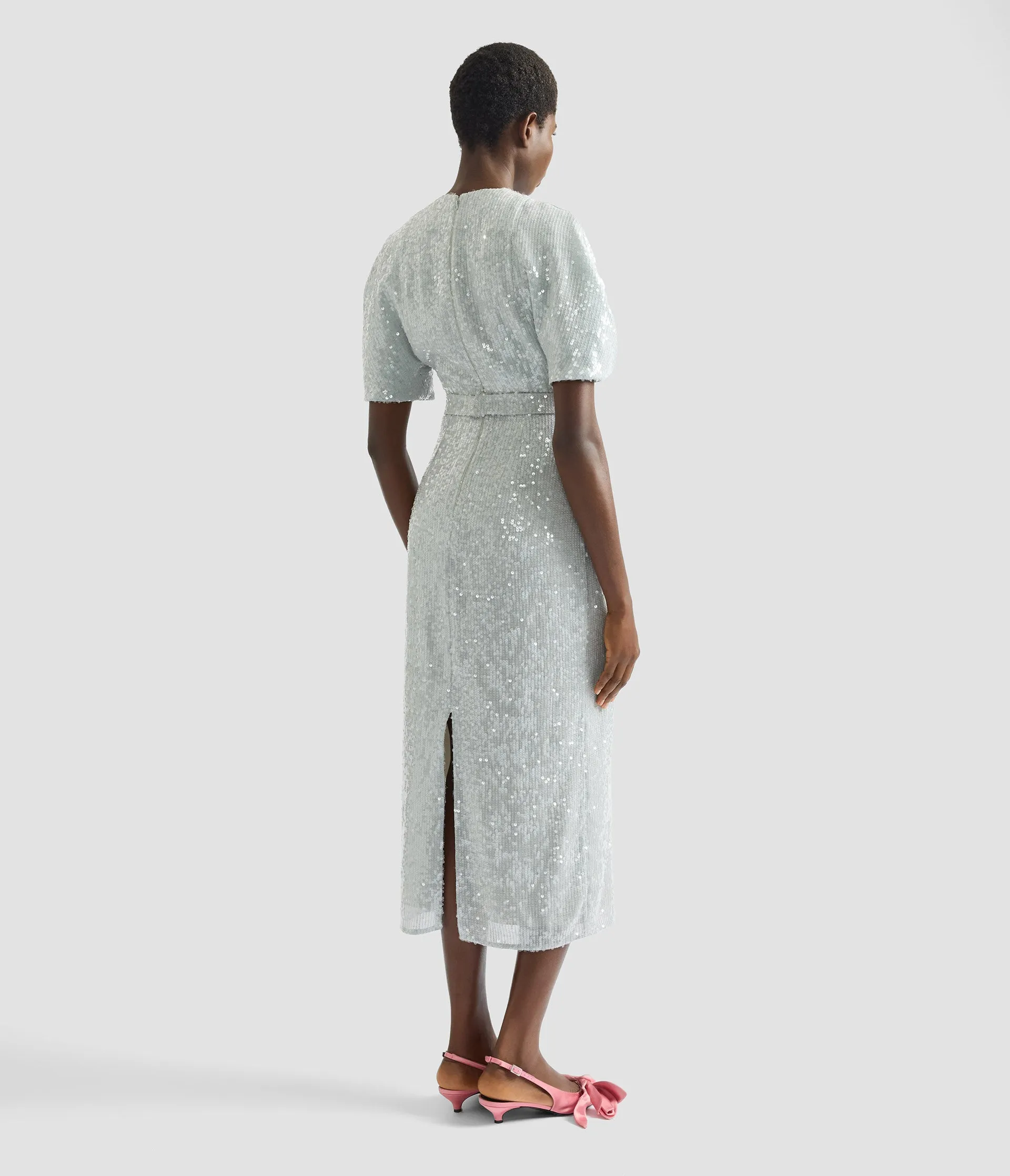 Embellished Sequins Midi Dress sold by ERDEM product image thumbnail 3