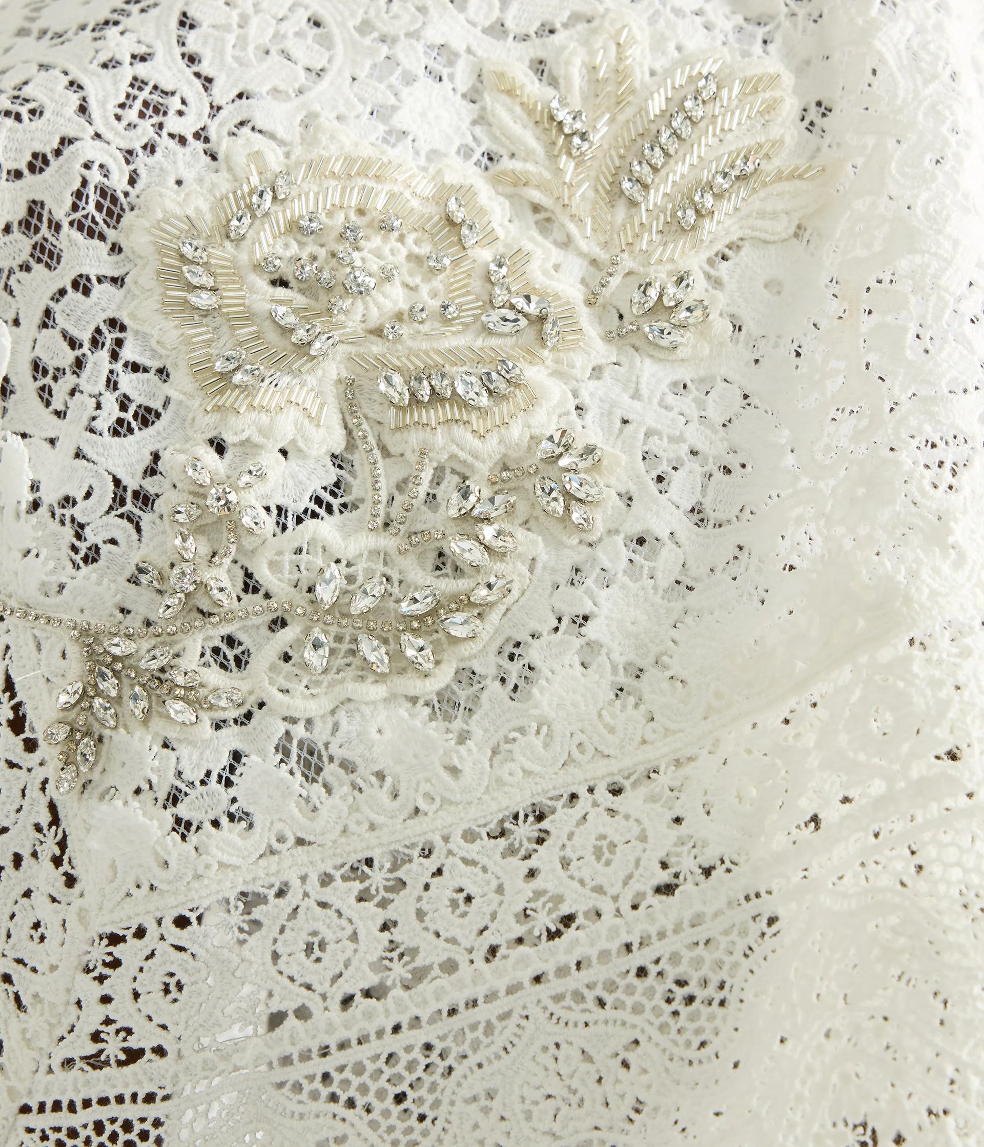 Embroidered Guipure Midi Dress sold by ERDEM product image thumbnail 5