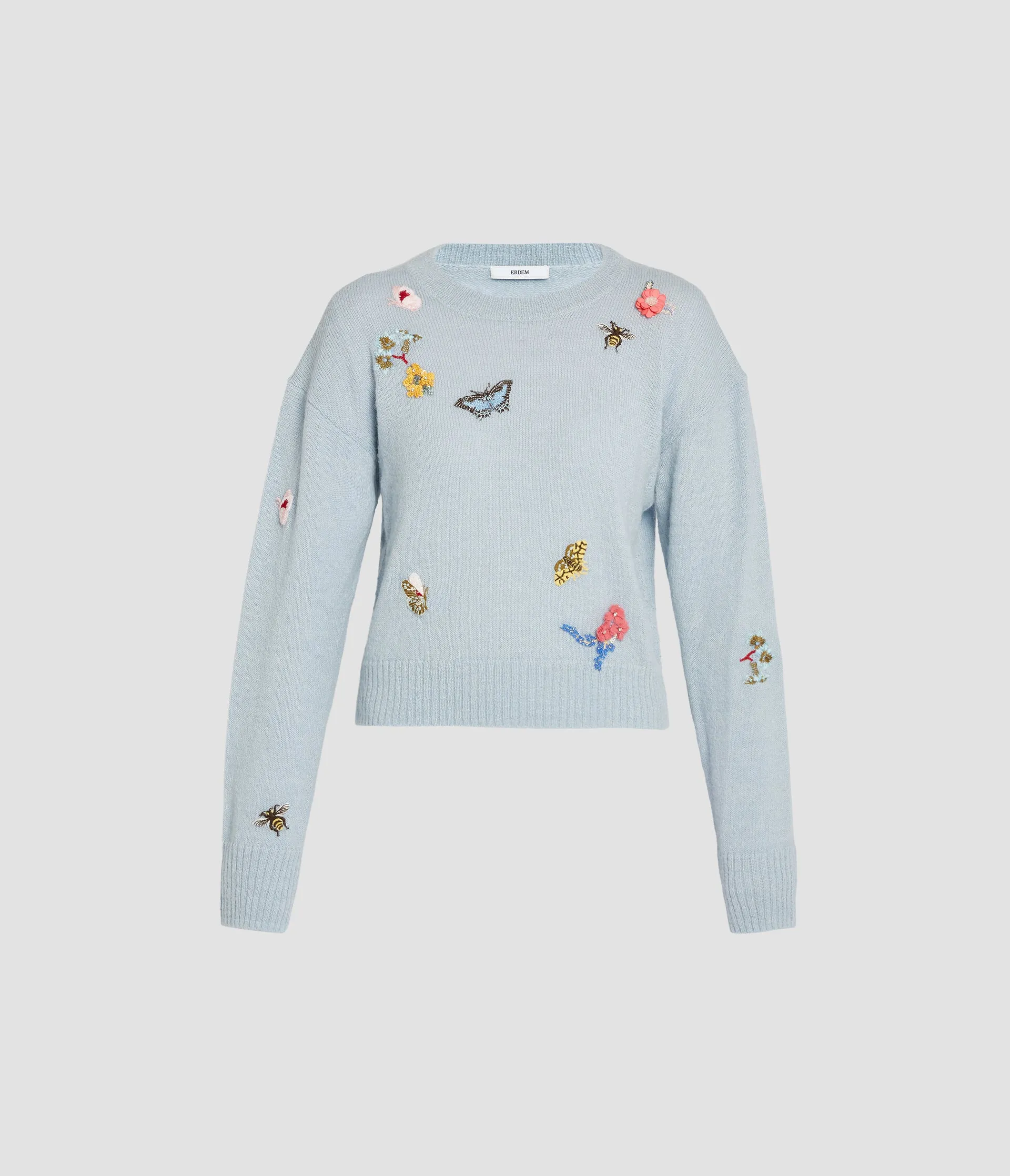 Embellished Crew Neck Jumper sold by ERDEM