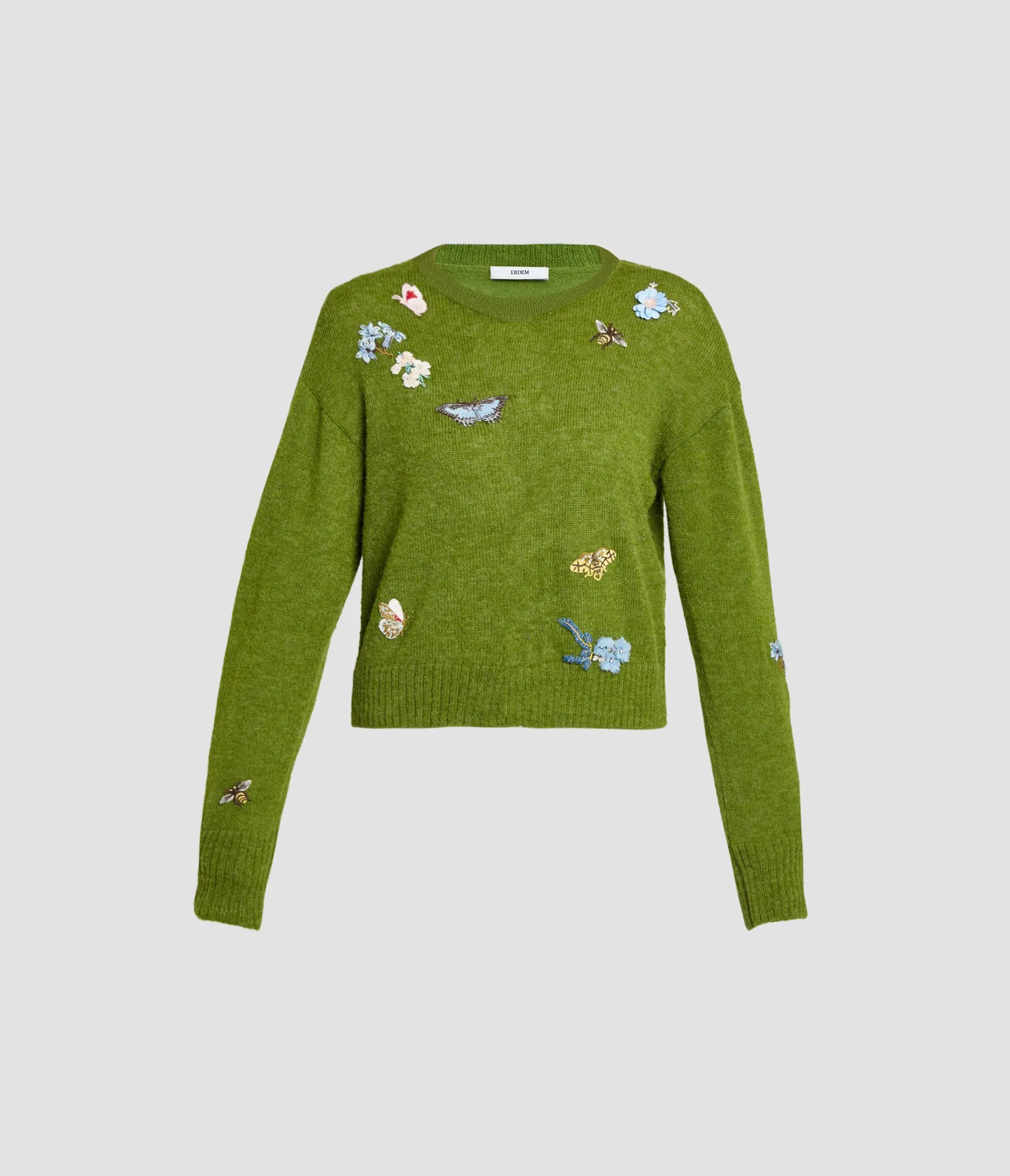 Embellished Crew Neck Jumper sold by ERDEM