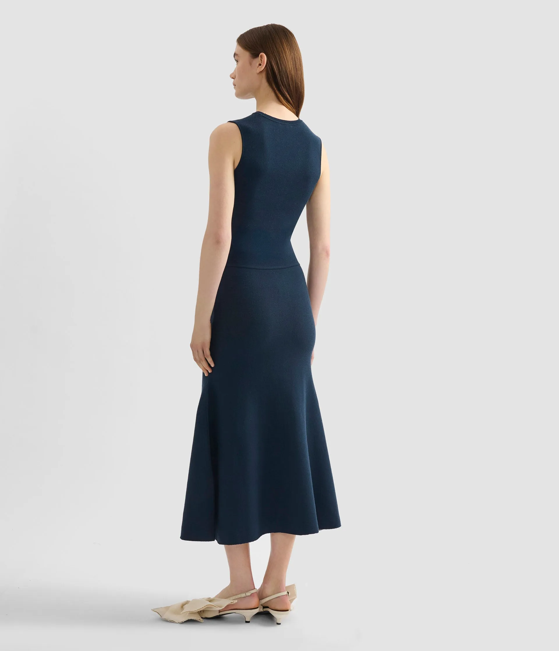 Floral Jacquard Sleeveless Knit Dress sold by ERDEM product image thumbnail 3