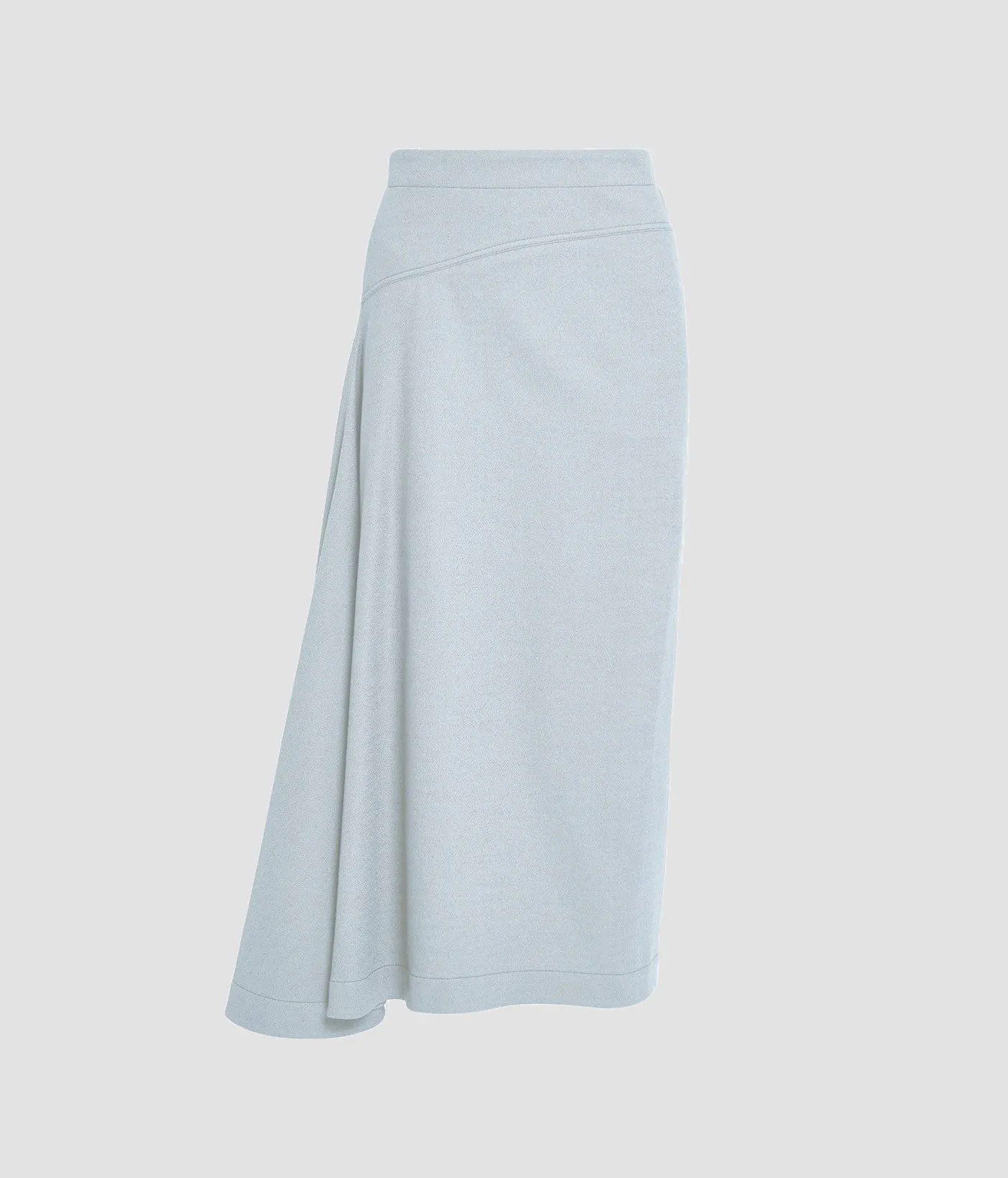 Draped Crepe Midi Skirt sold by ERDEM