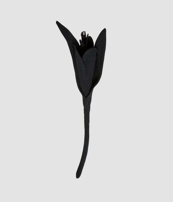 Satin Flower Brooch made by ERDEM