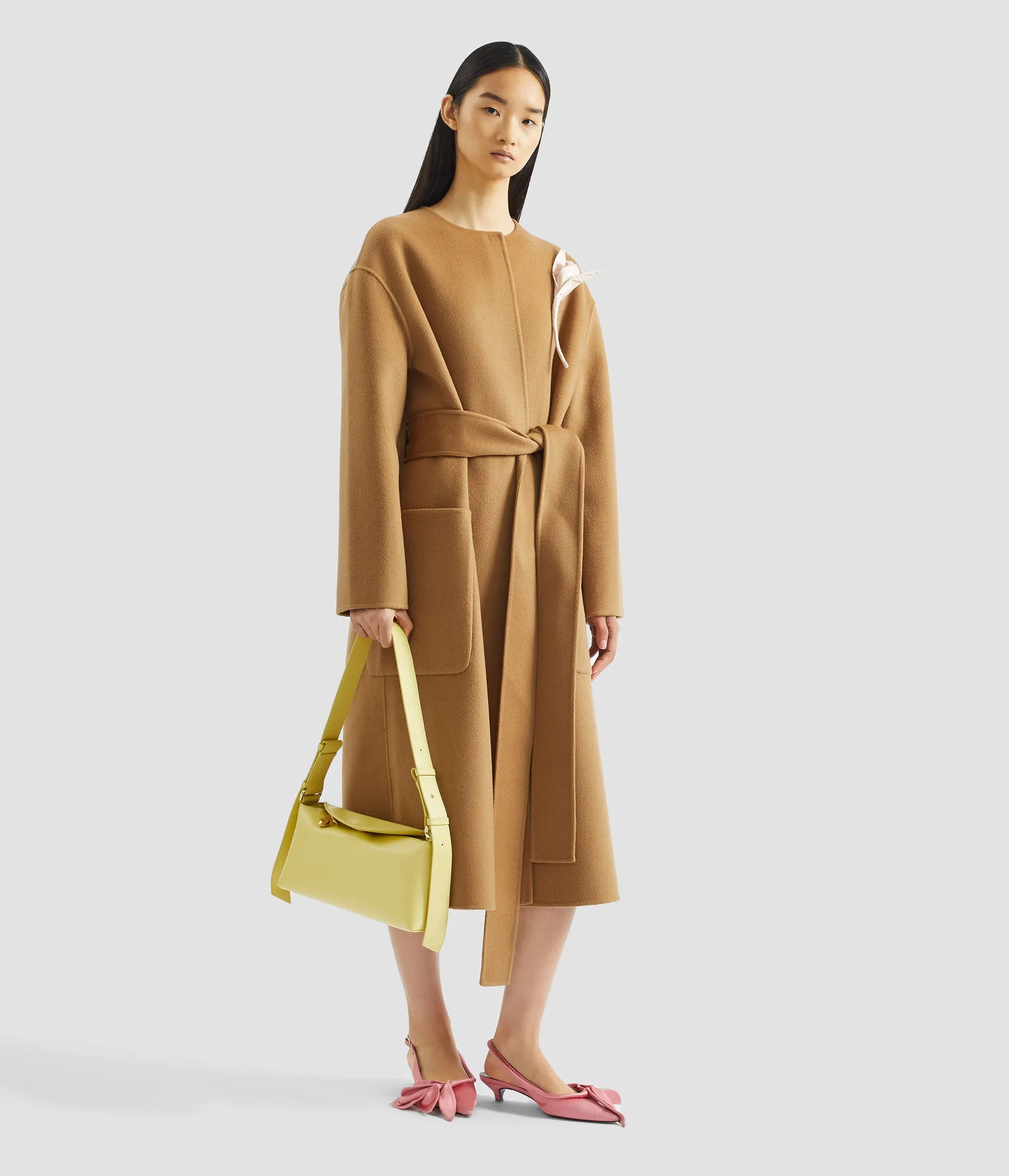Floral Appliqué Double Faced Wool Coat sold by ERDEM product image thumbnail 2