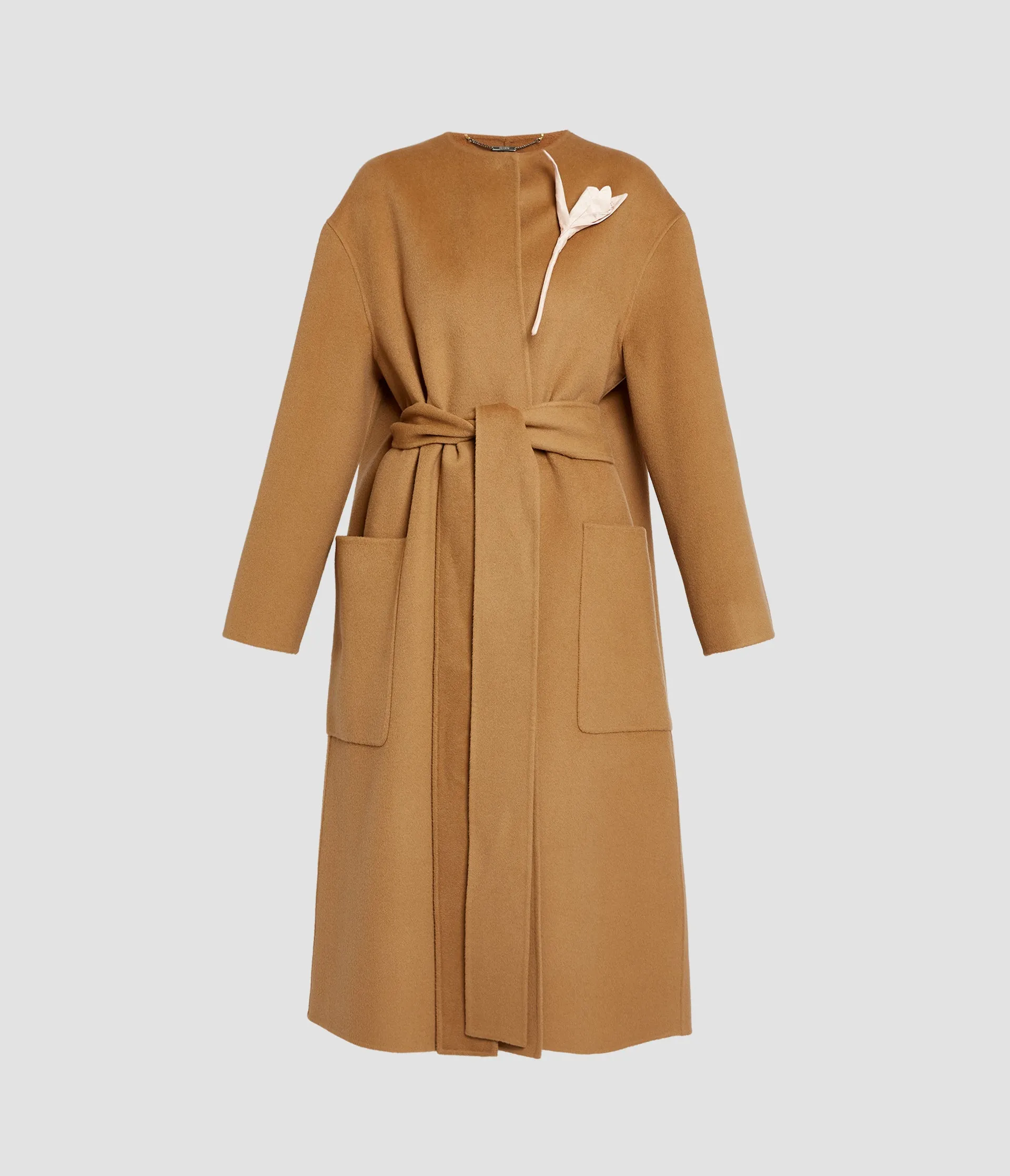 Floral Appliqué Double Faced Wool Coat sold by ERDEM