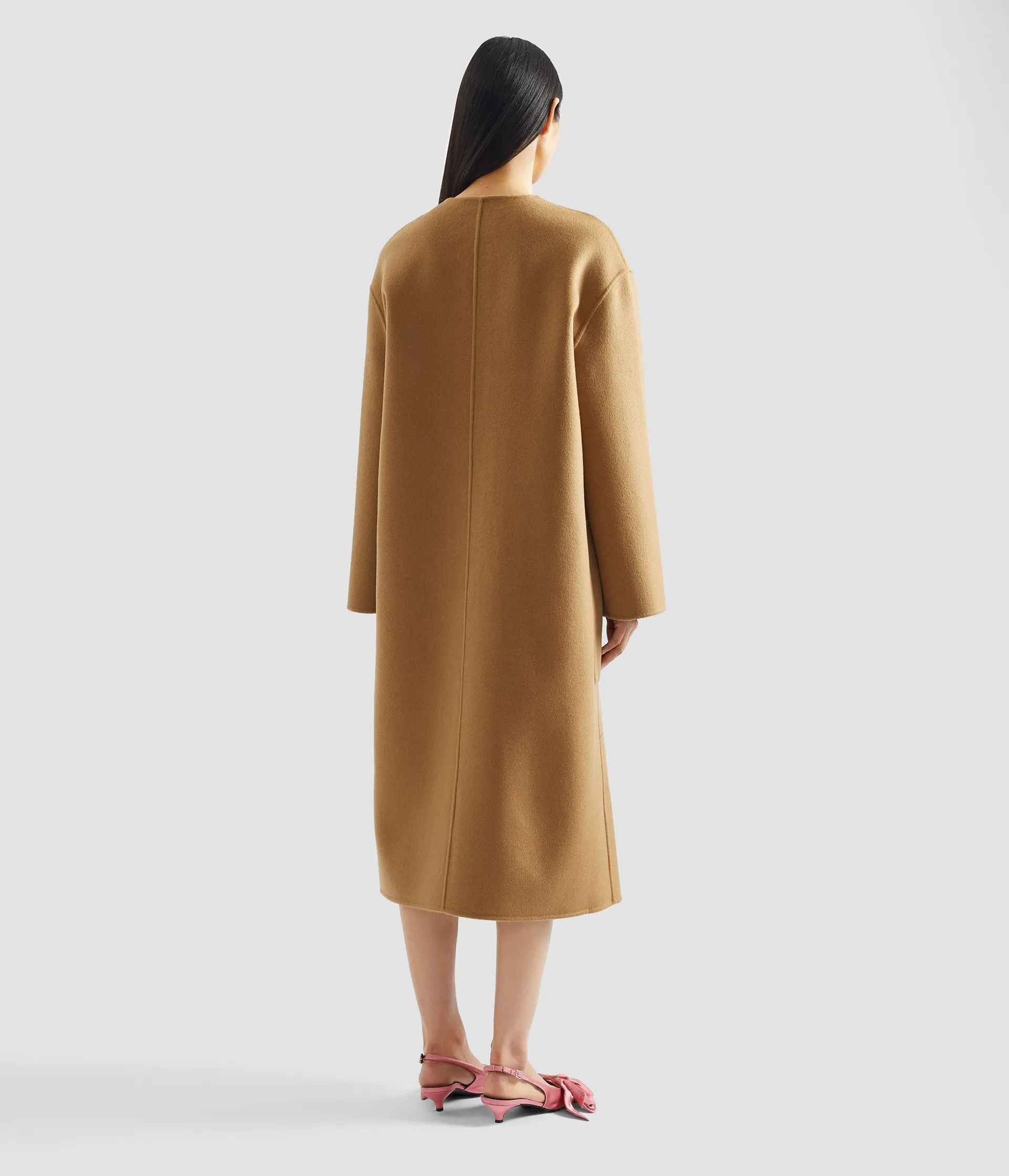 Floral Appliqué Double Faced Wool Coat sold by ERDEM product image thumbnail 4