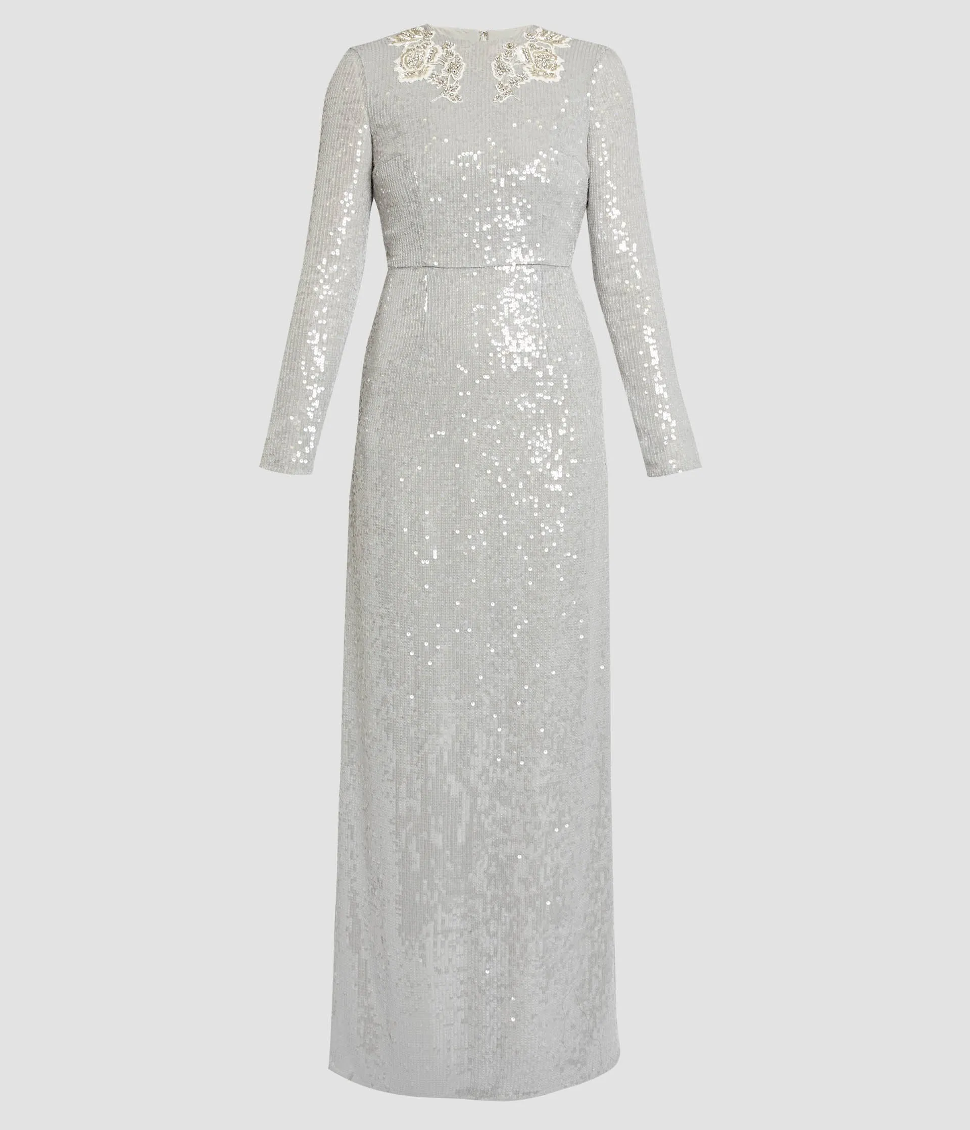 Embellished Sequins Long Sleeve Gown sold by ERDEM