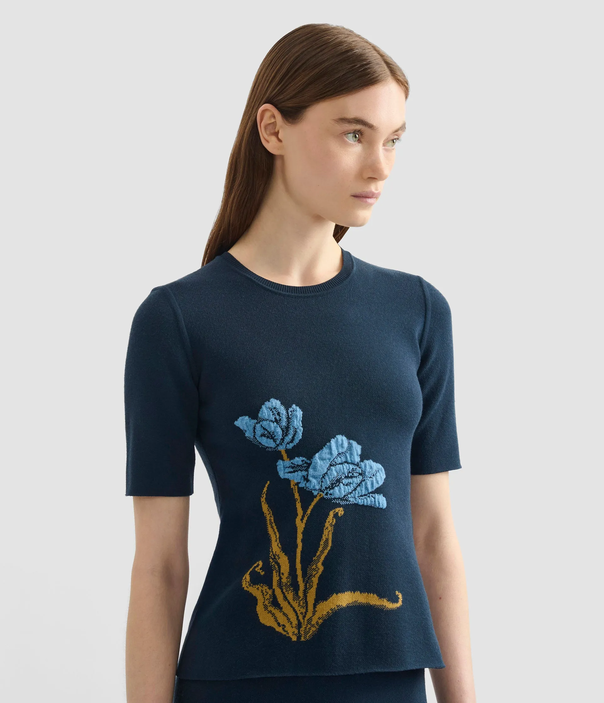 Floral Jacquard Knit Jumper sold by ERDEM product image thumbnail 4