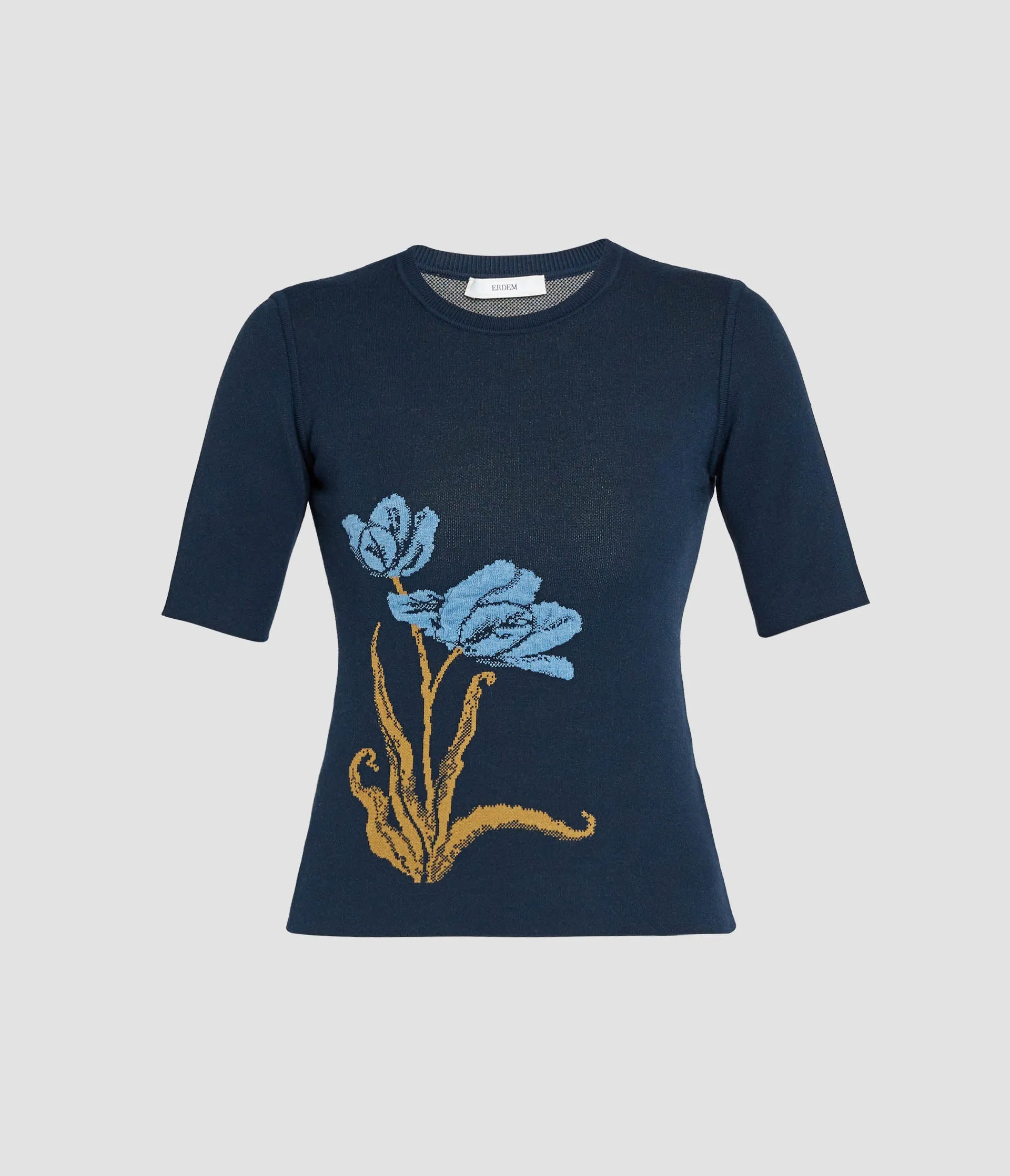 Floral Jacquard Knit Jumper sold by ERDEM