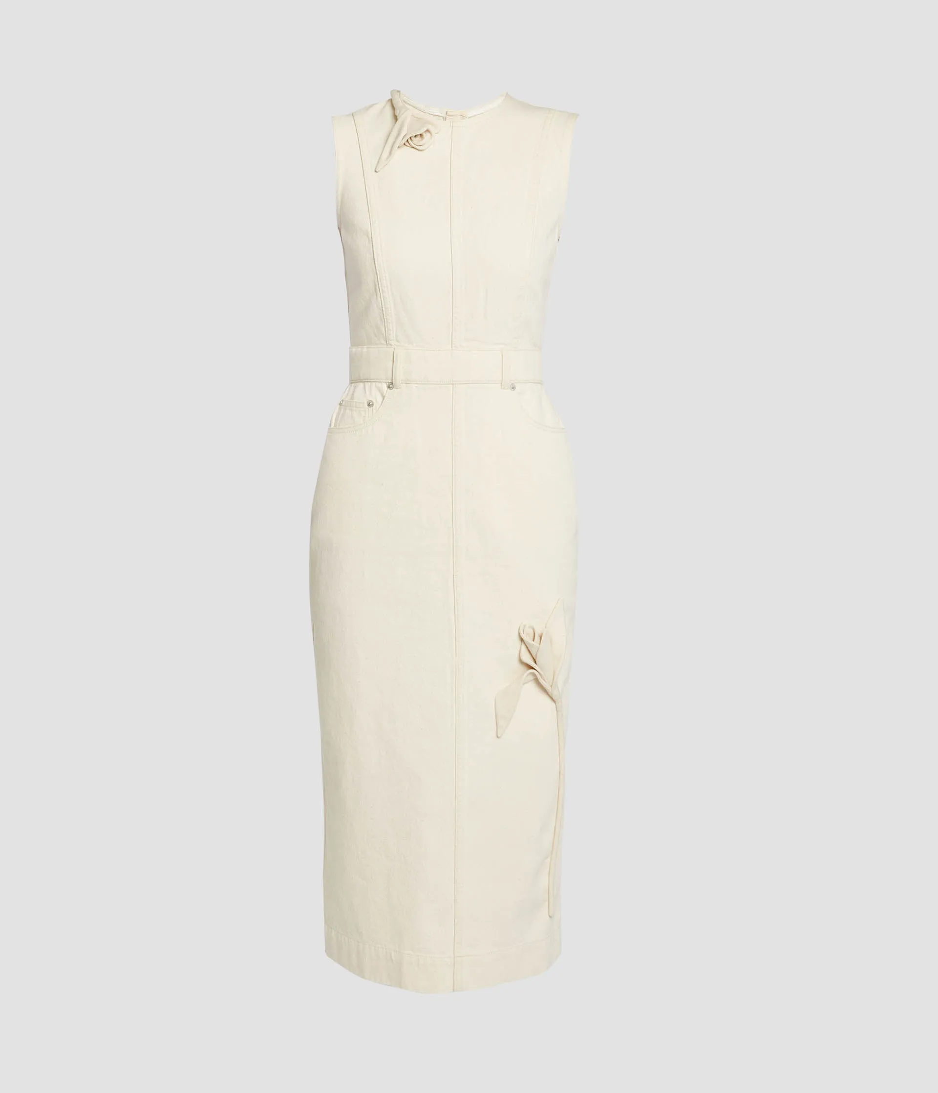 Denim Sleeveless Midi Dress sold by ERDEM