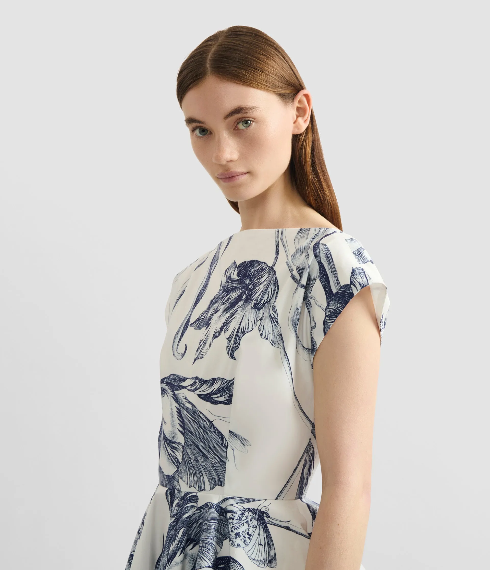Short Sleeve Mini Dress sold by ERDEM product image thumbnail 4