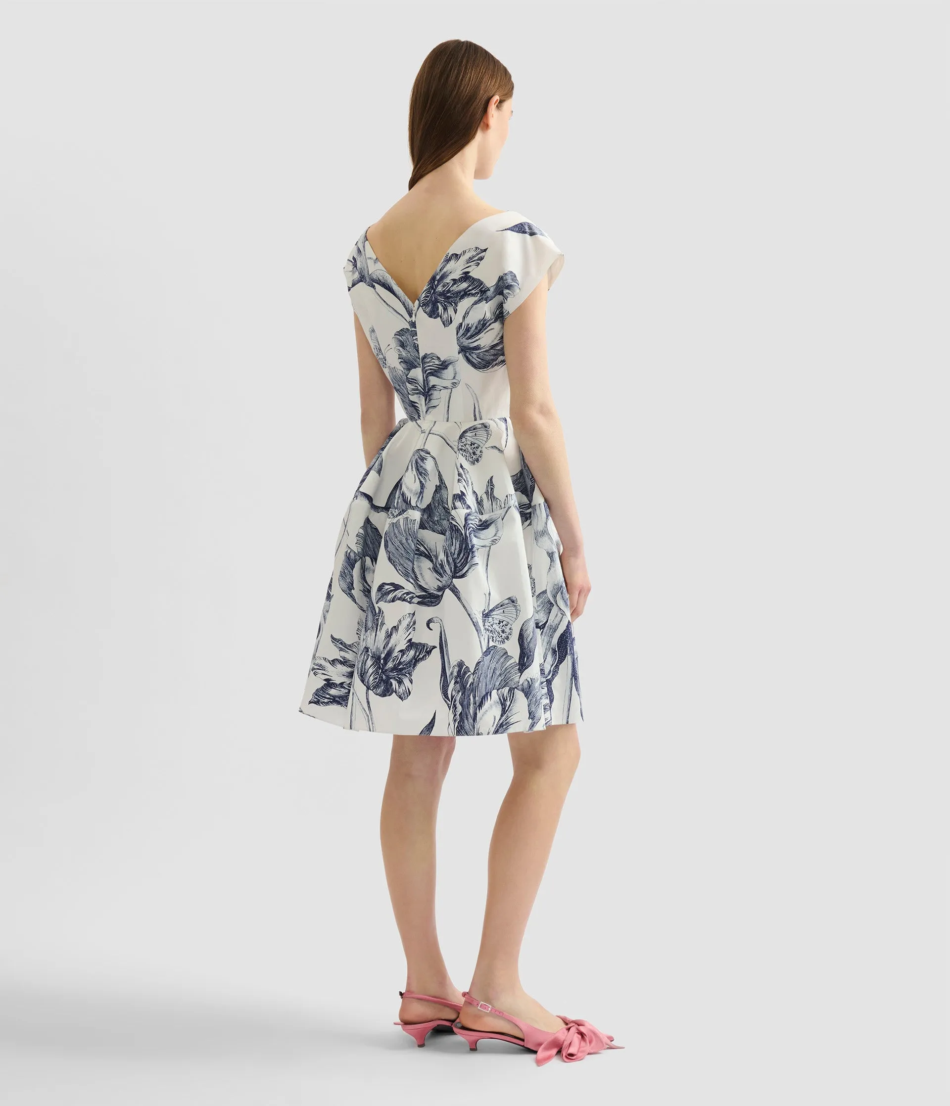 Short Sleeve Mini Dress sold by ERDEM product image thumbnail 5