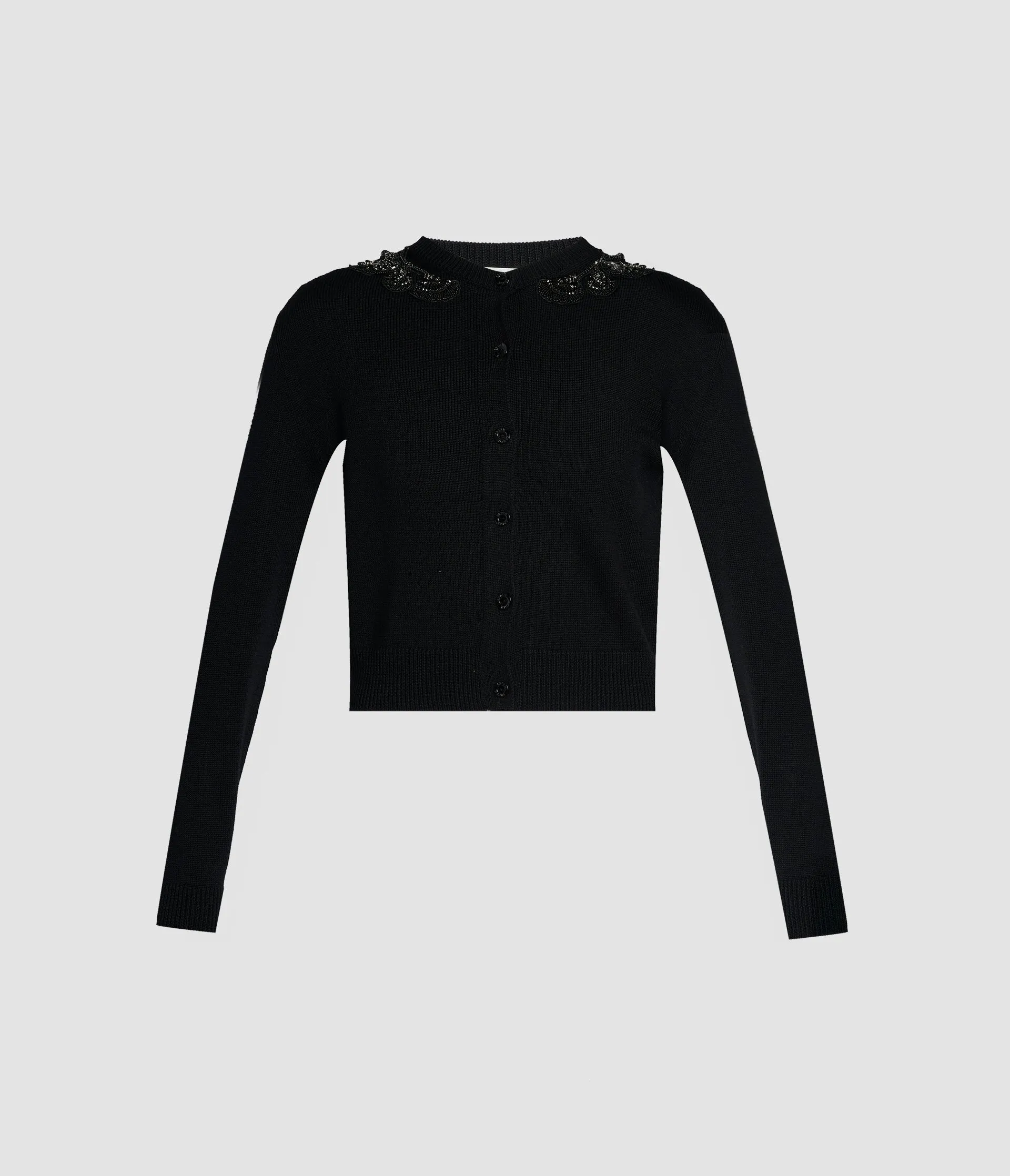 Embellished Merino Wool Cardigan sold by ERDEM