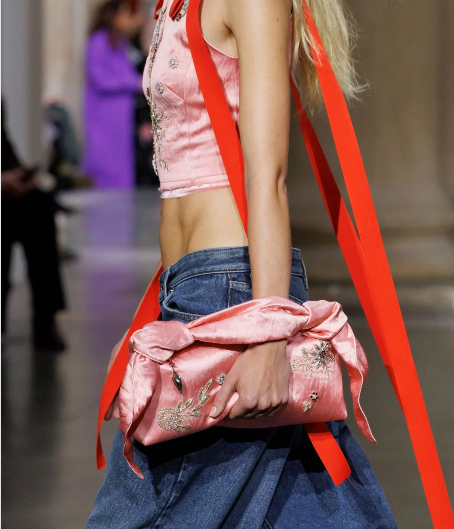 East West Bloom Bag sold by ERDEM product image thumbnail 2