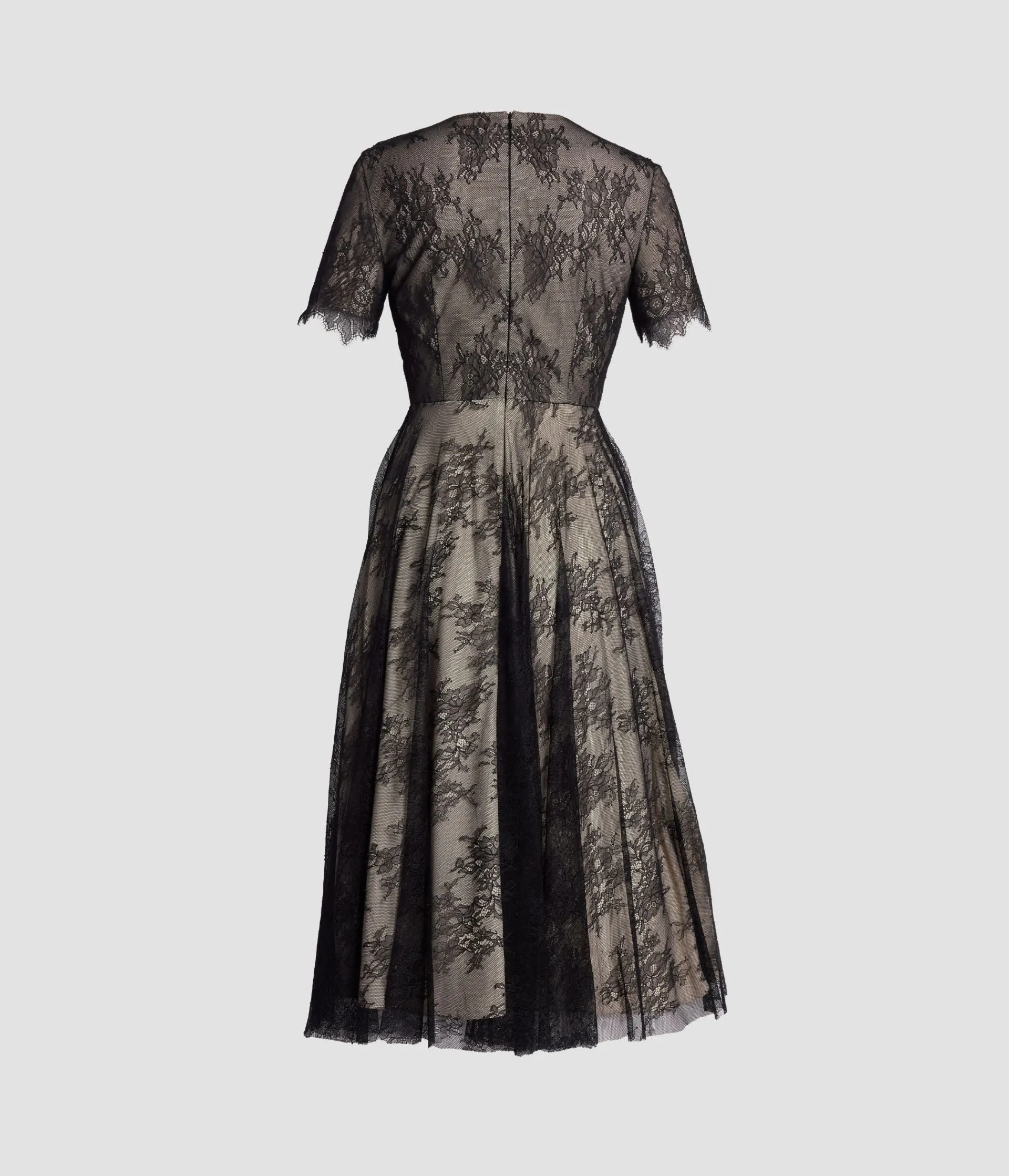 Floral Lace Short Sleeve Midi Dress sold by ERDEM product image thumbnail 2