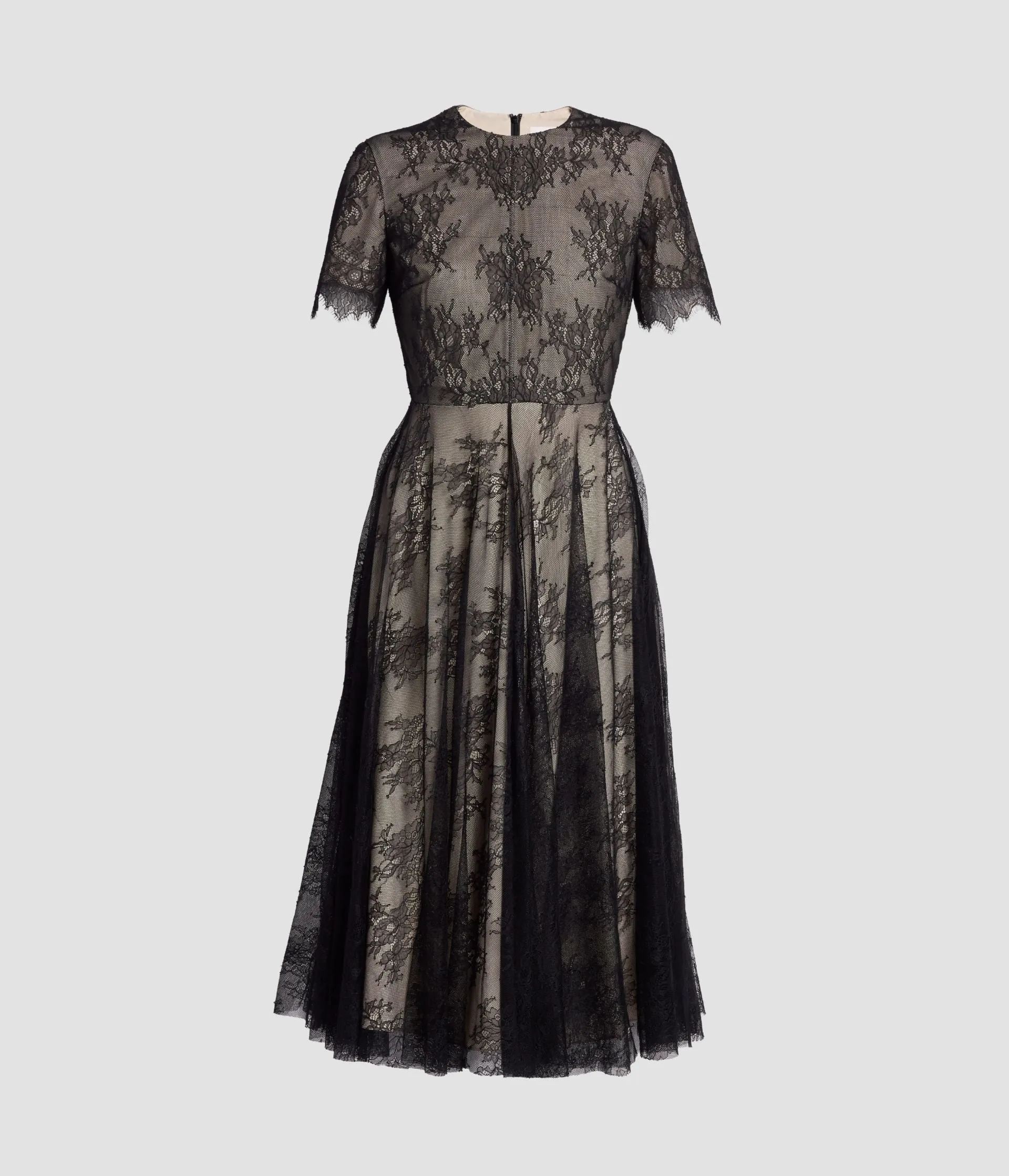 Floral Lace Short Sleeve Midi Dress sold by ERDEM