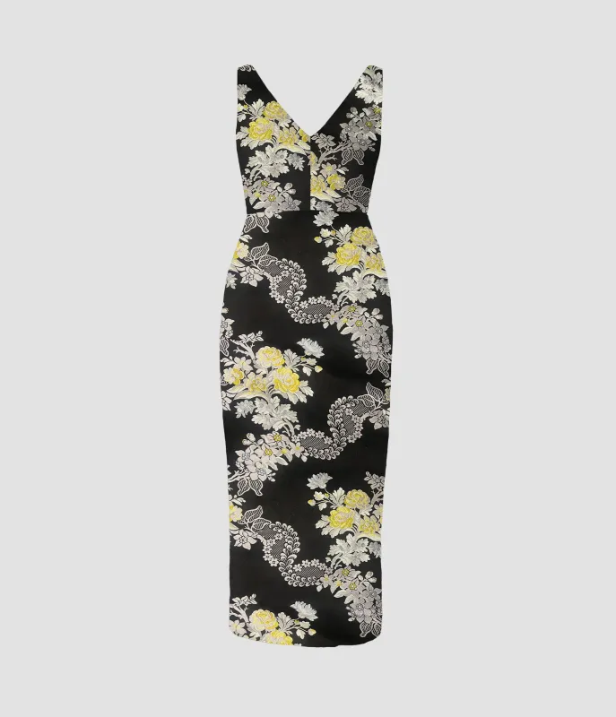Jacquard Midi Dress sold by ERDEM