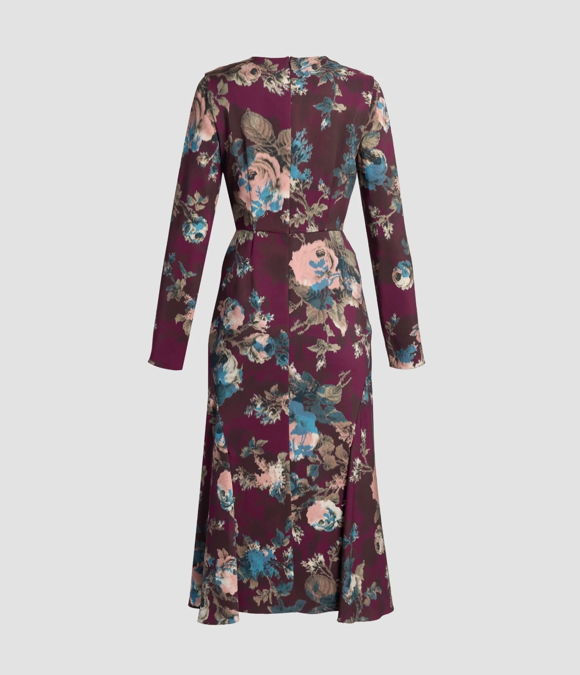 Floral Cady Long Sleeve Midi Dress sold by ERDEM product image thumbnail 2