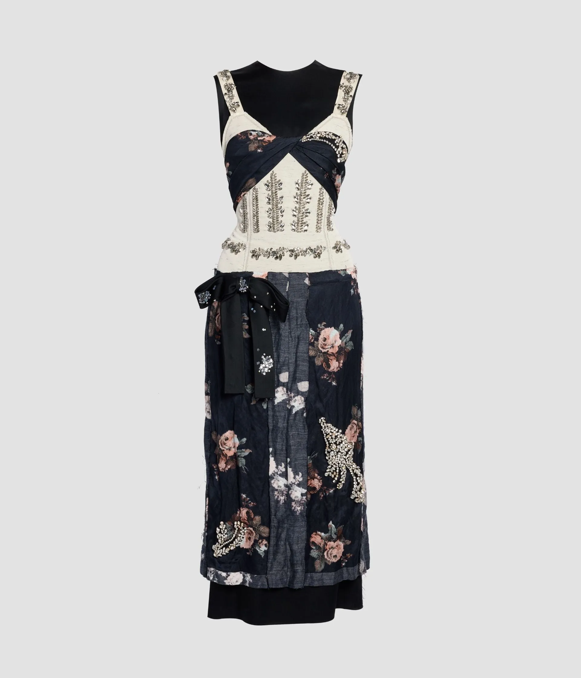 Embroidered Cady Sleeveless Midi Dress sold by ERDEM