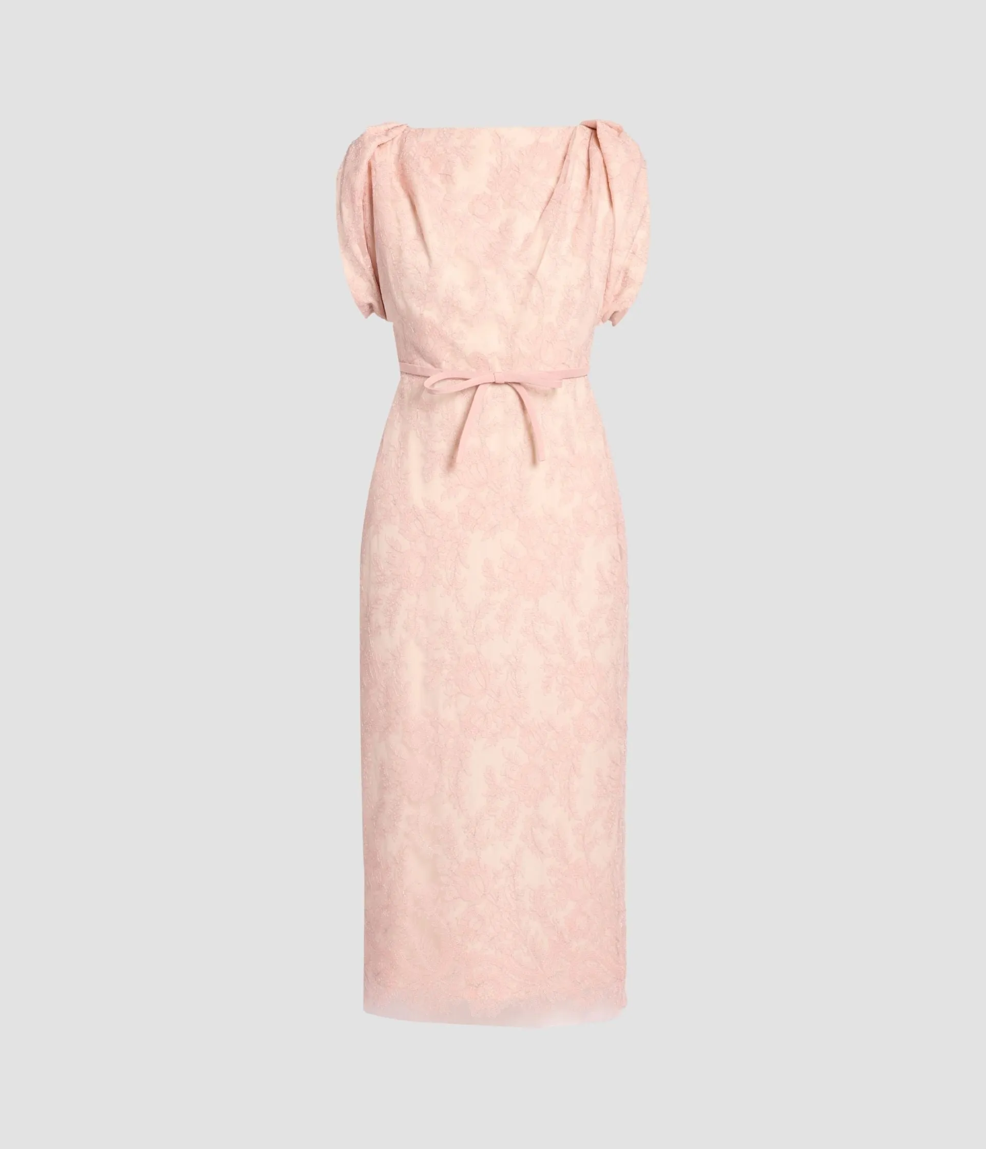 Floral Lace Tulle Midi Dress sold by ERDEM