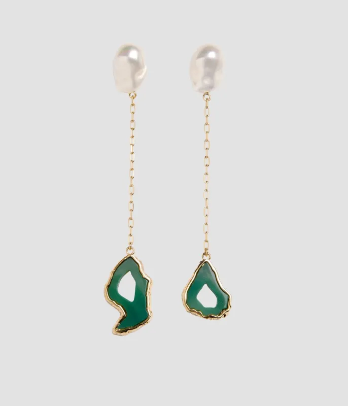 Stone Drop Earring made by ERDEM