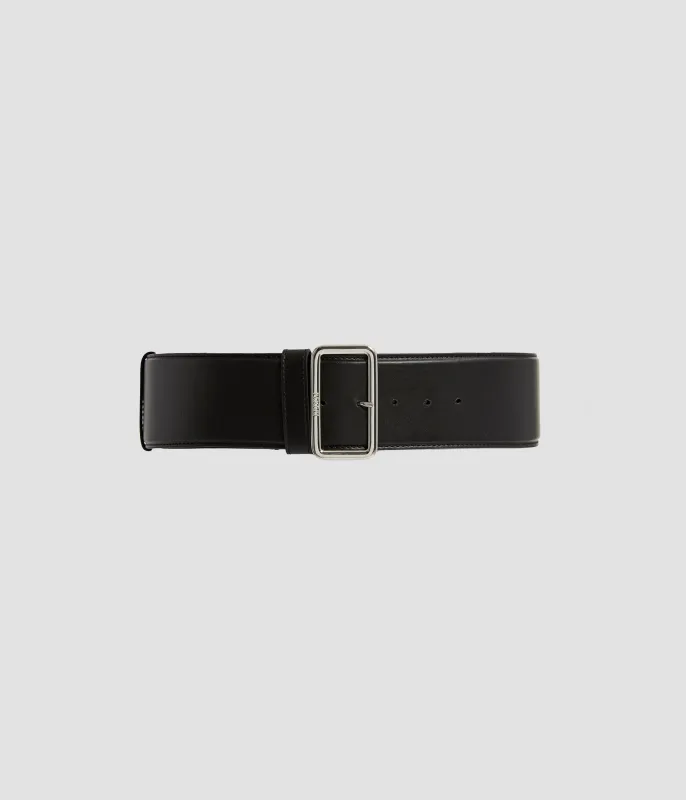 Wide Leather Belt made by ERDEM