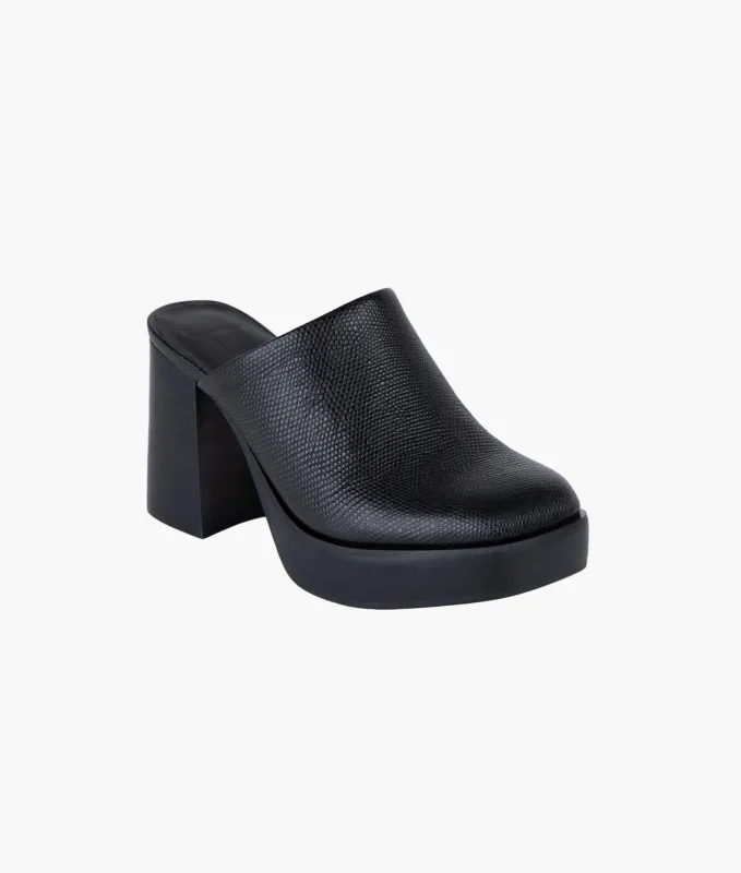 Genevieve Clog Lizard- Shoes - Final Sale sold by Eric Javits