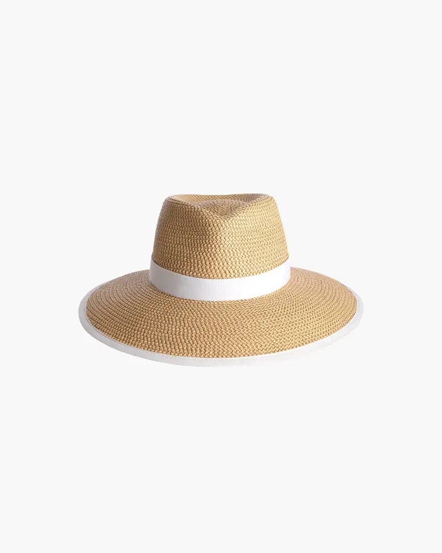 Suncrest Visor Peanut White sold by Eric Javits