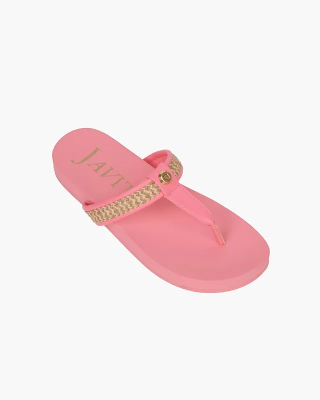Squishee® Flip Flop Peanut/Pink sold by Eric Javits
