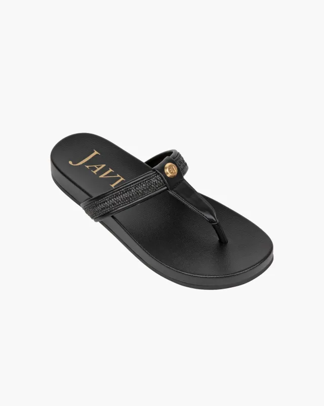 Squishee® Flip Flop Black sold by Eric Javits