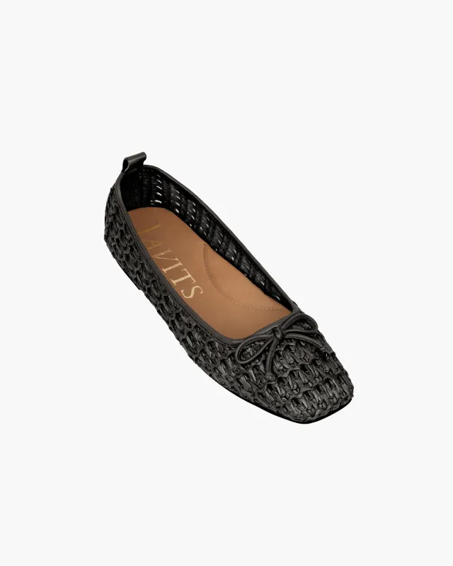 Parris Raffia Black sold by Eric Javits