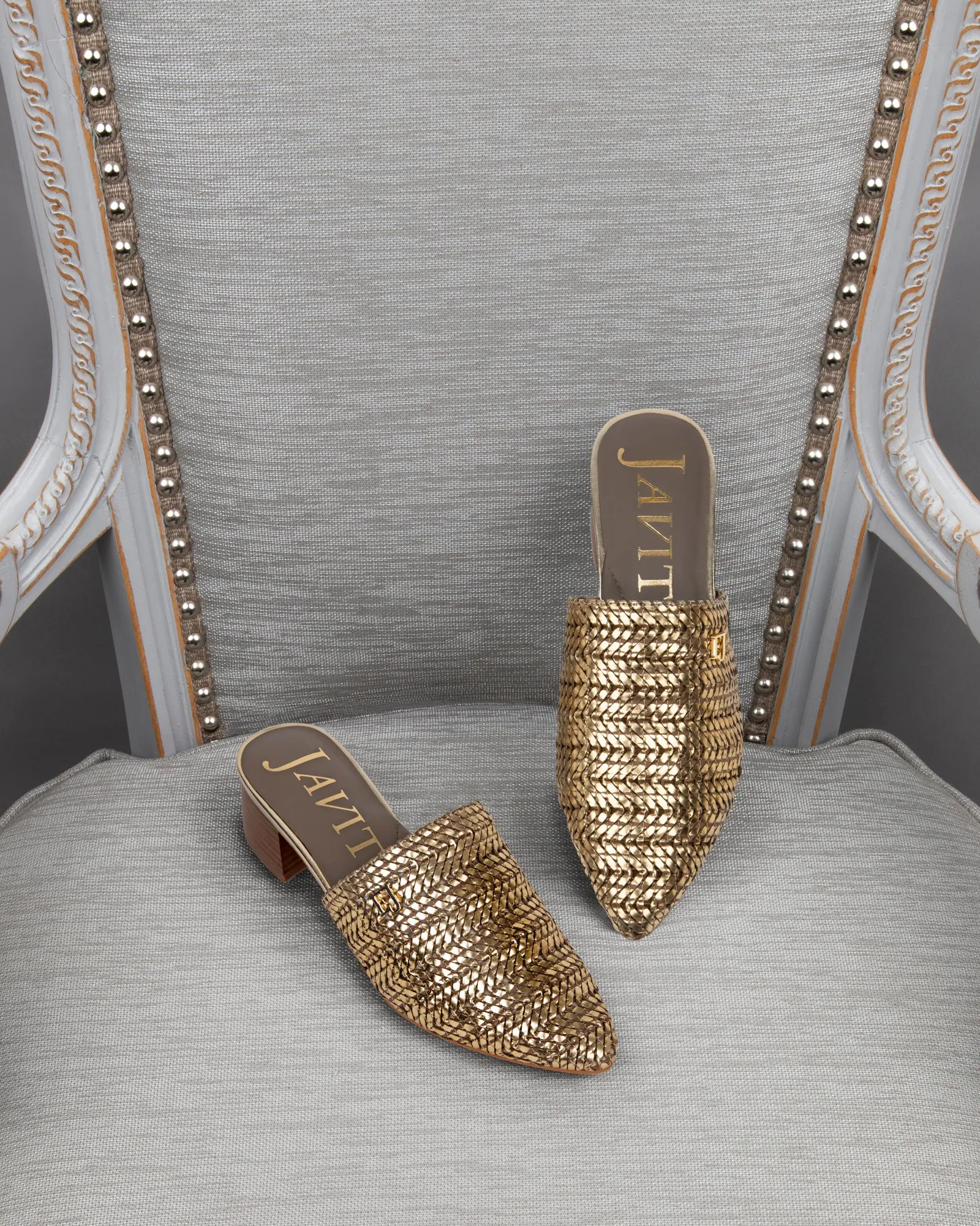 Aura Mule Antique/Gold sold by Eric Javits product image thumbnail 3