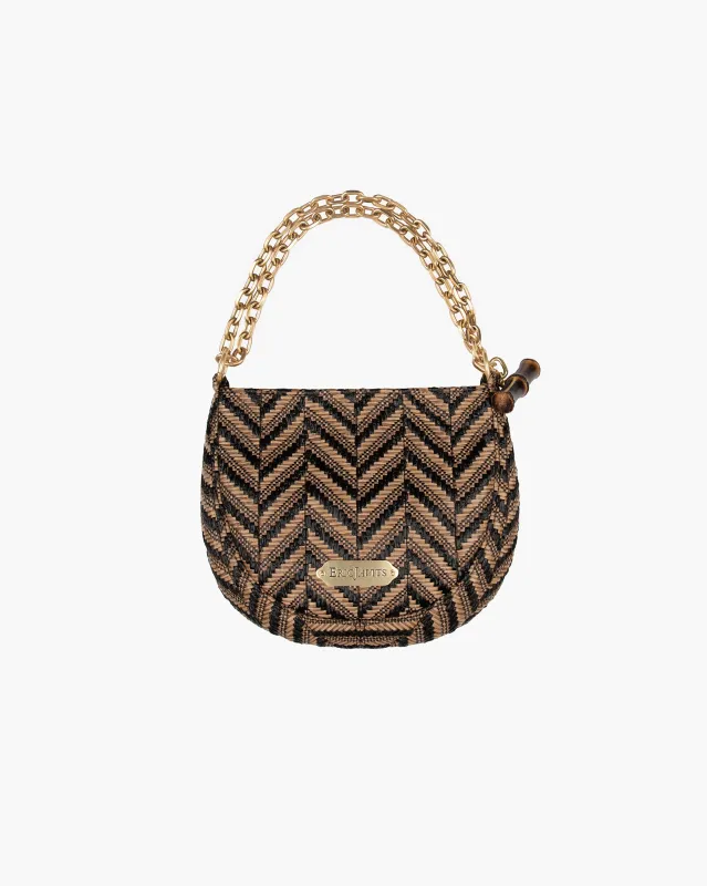 Chain Pouch Raffia sold by Eric Javits