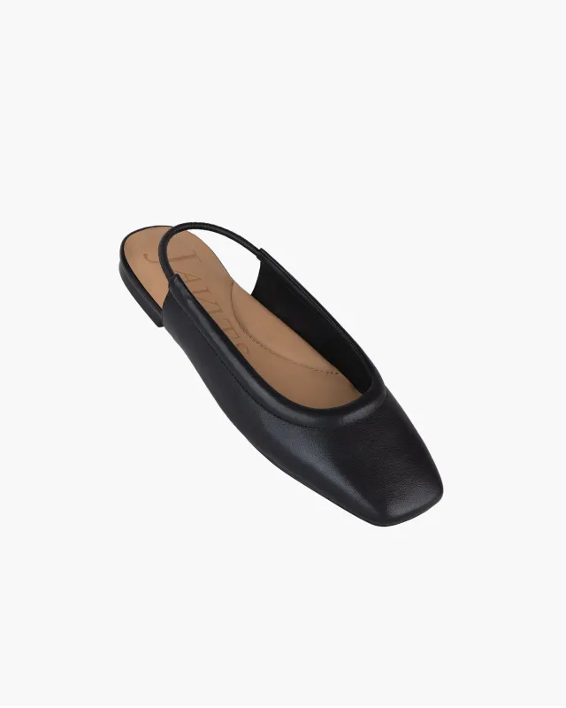 Peyton Leather Flat Shoes sold by Eric Javits