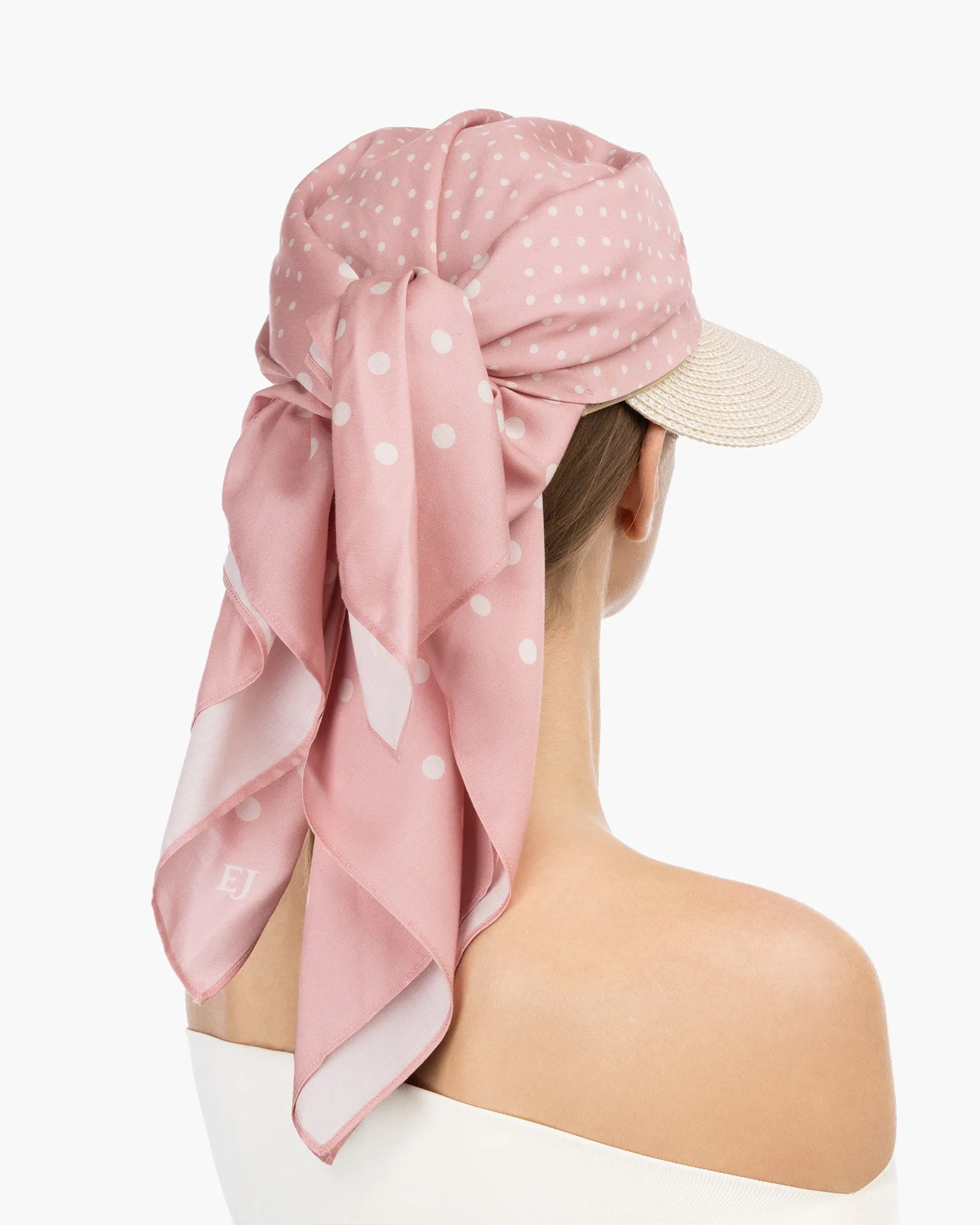 Dot Scarf Visor sold by Eric Javits product image thumbnail 4