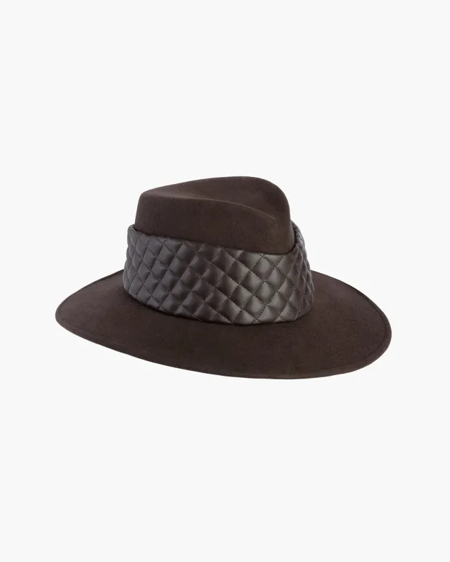 Quilty Fedora Hat sold by Eric Javits