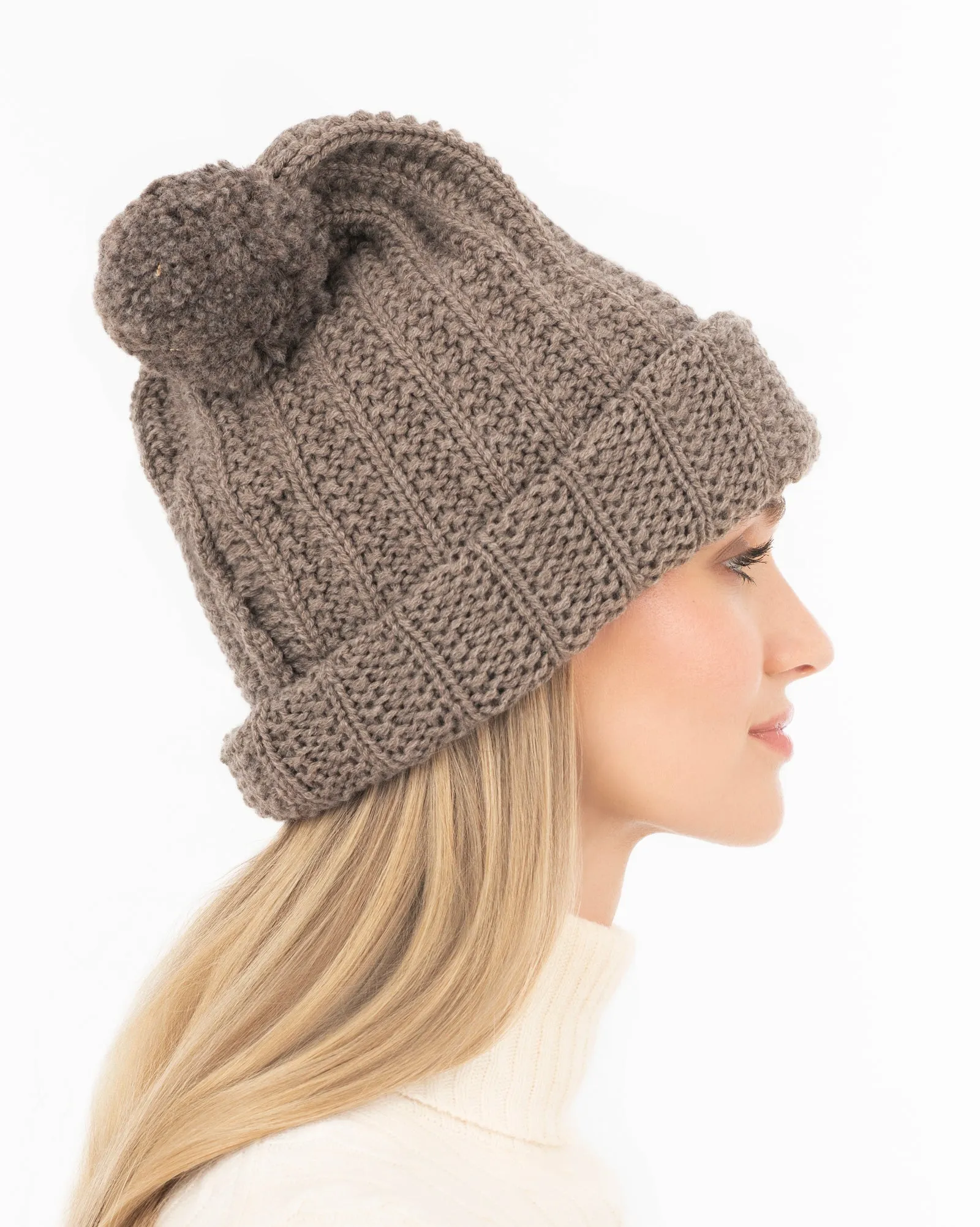Beanie w/ Pom Pom sold by Eric Javits product image thumbnail 4