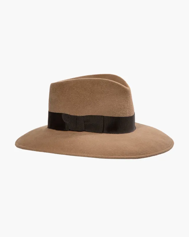 Wool Zora Felt Fedora Hat sold by Eric Javits