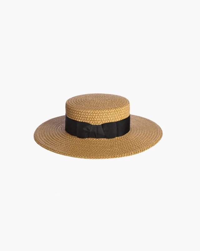 Gondolier Boater Hat sold by Eric Javits