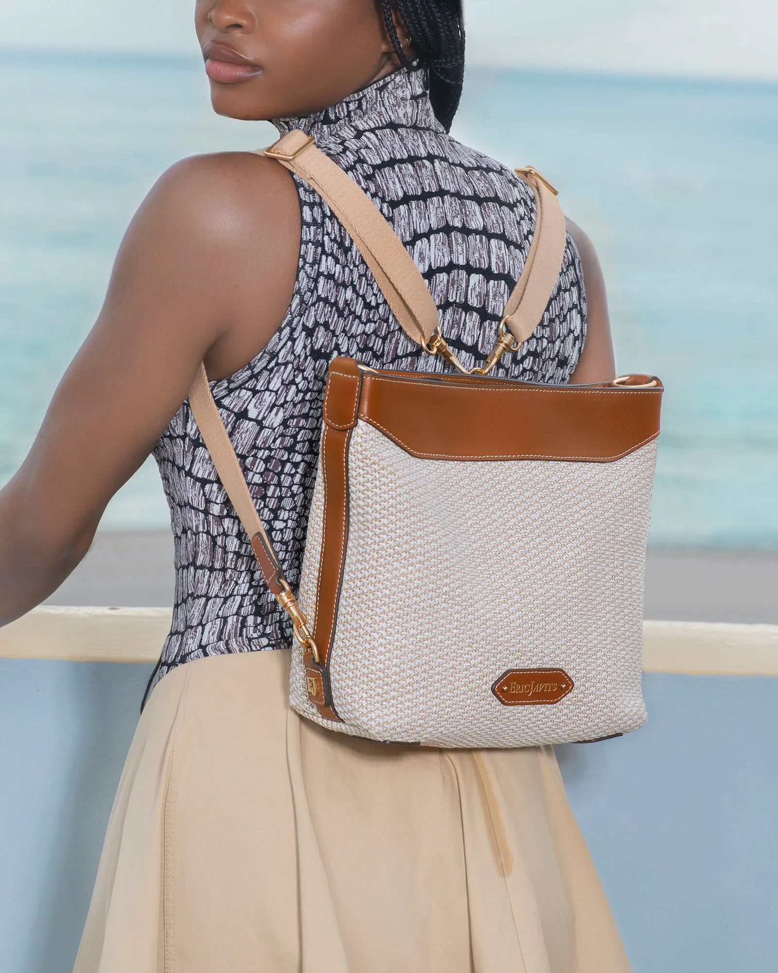 Lil Zoey Straw Bag sold by Eric Javits product image thumbnail 4