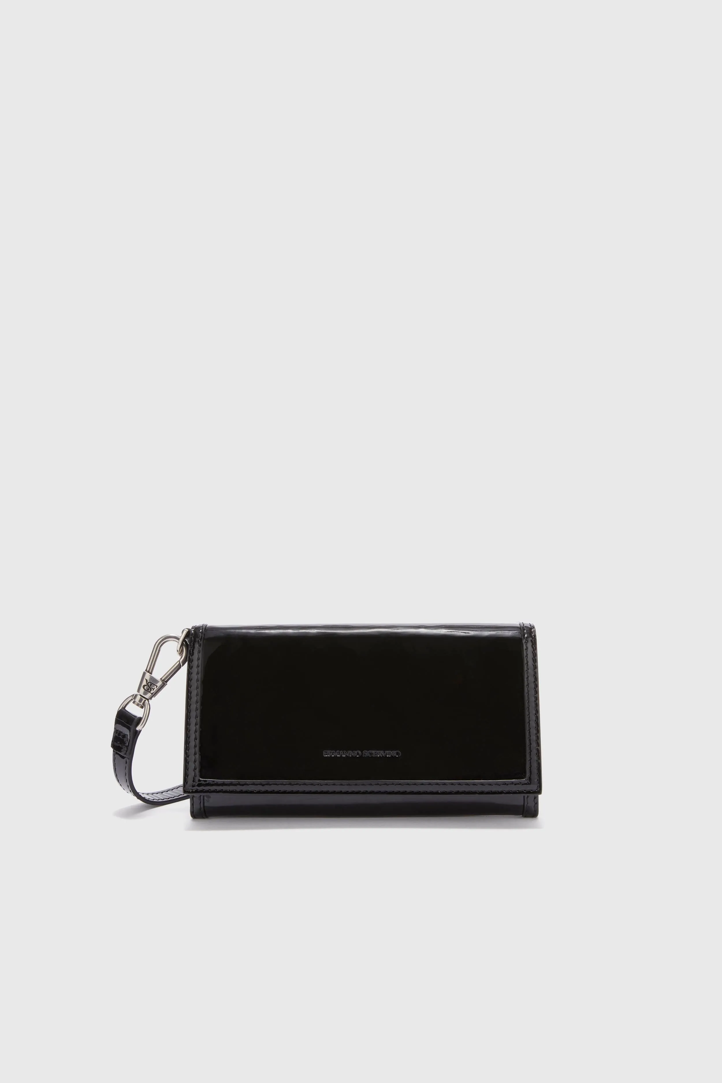 Patent leather wallet with flap sold by Ermanno Scervino