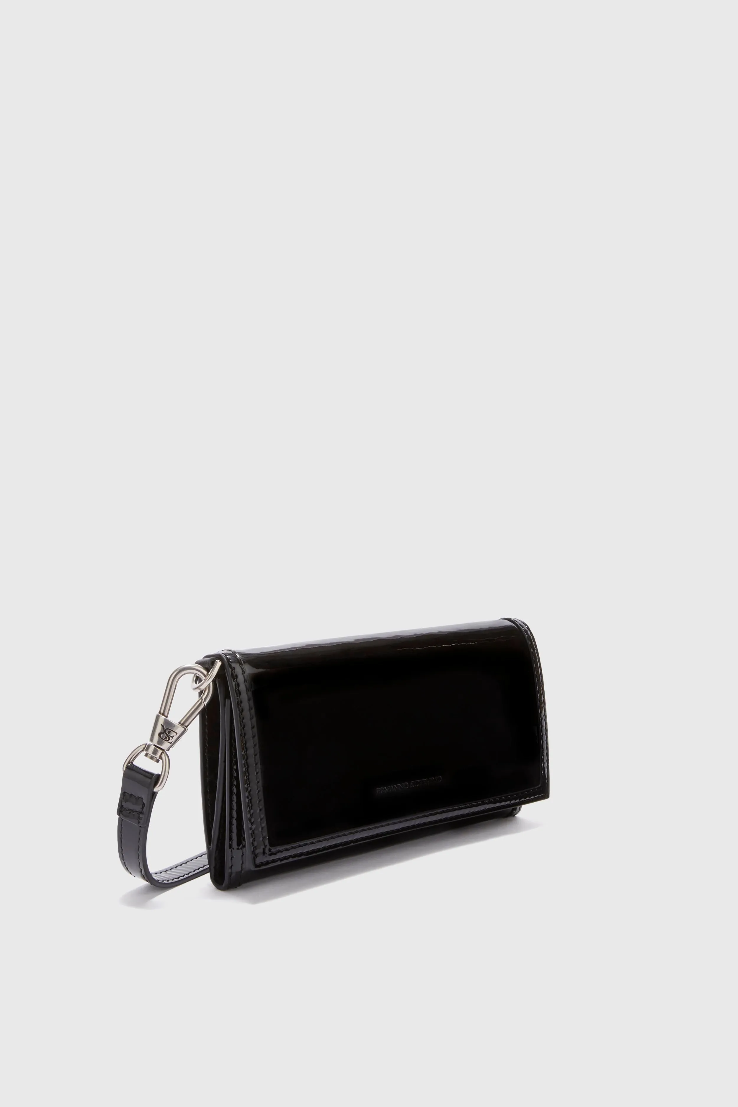 Patent leather wallet with flap sold by Ermanno Scervino product image thumbnail 2