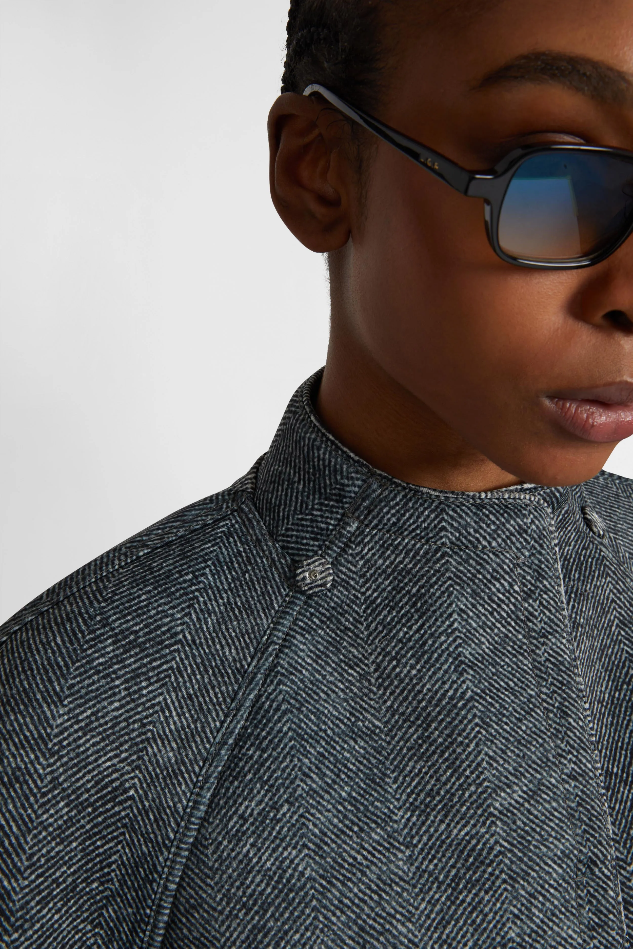 Over parka with zip and shearling collar sold by Ermanno Scervino product image thumbnail 5