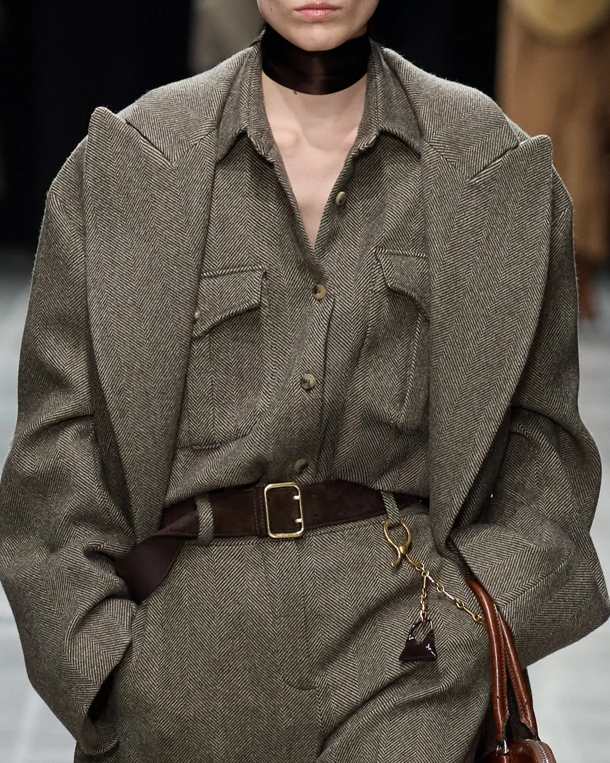 Vintage-effect leather belt sold by Ermanno Scervino product image thumbnail 4