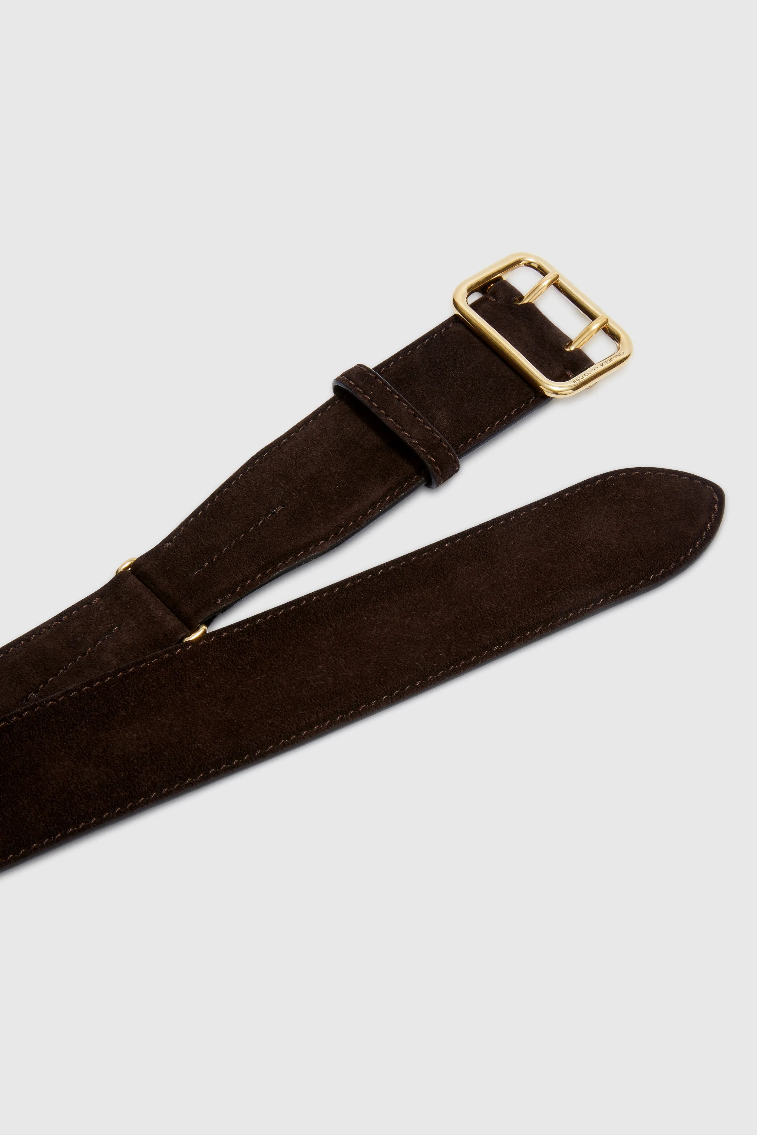 Vintage-effect leather belt sold by Ermanno Scervino product image thumbnail 3