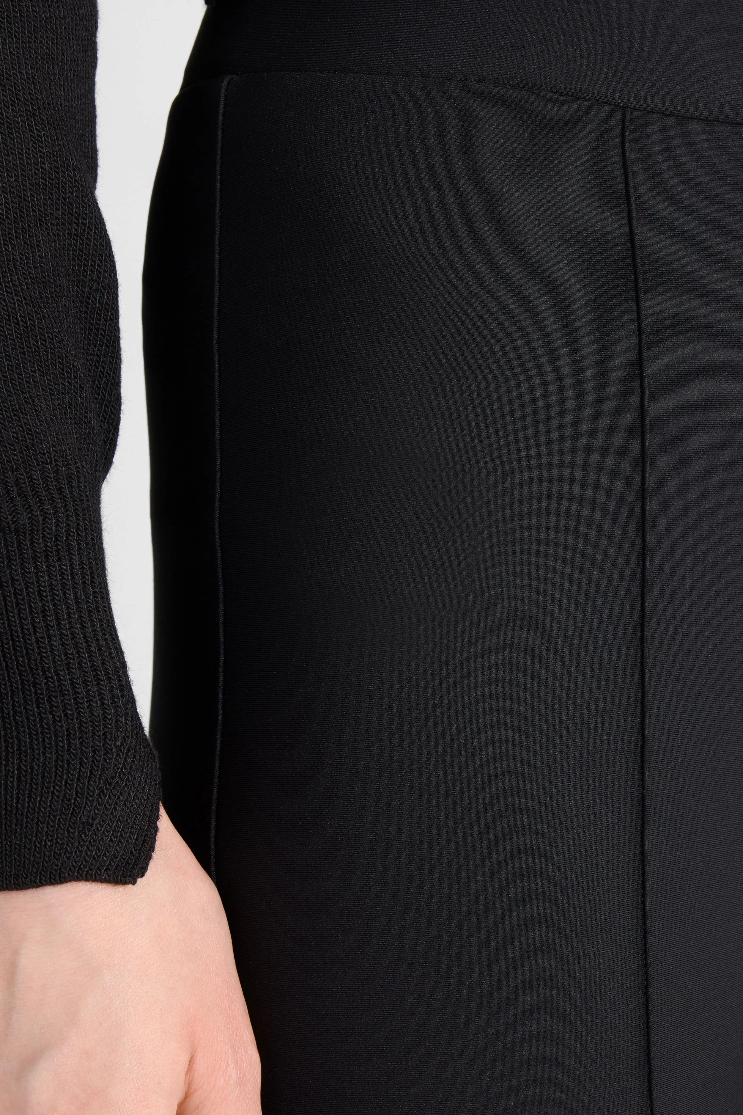 Flared trousers in double jersey sold by Ermanno Scervino product image thumbnail 4